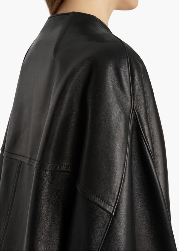Hewit Jacket in Black Leather
