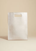 The Hudson Tote in Off-White Leather