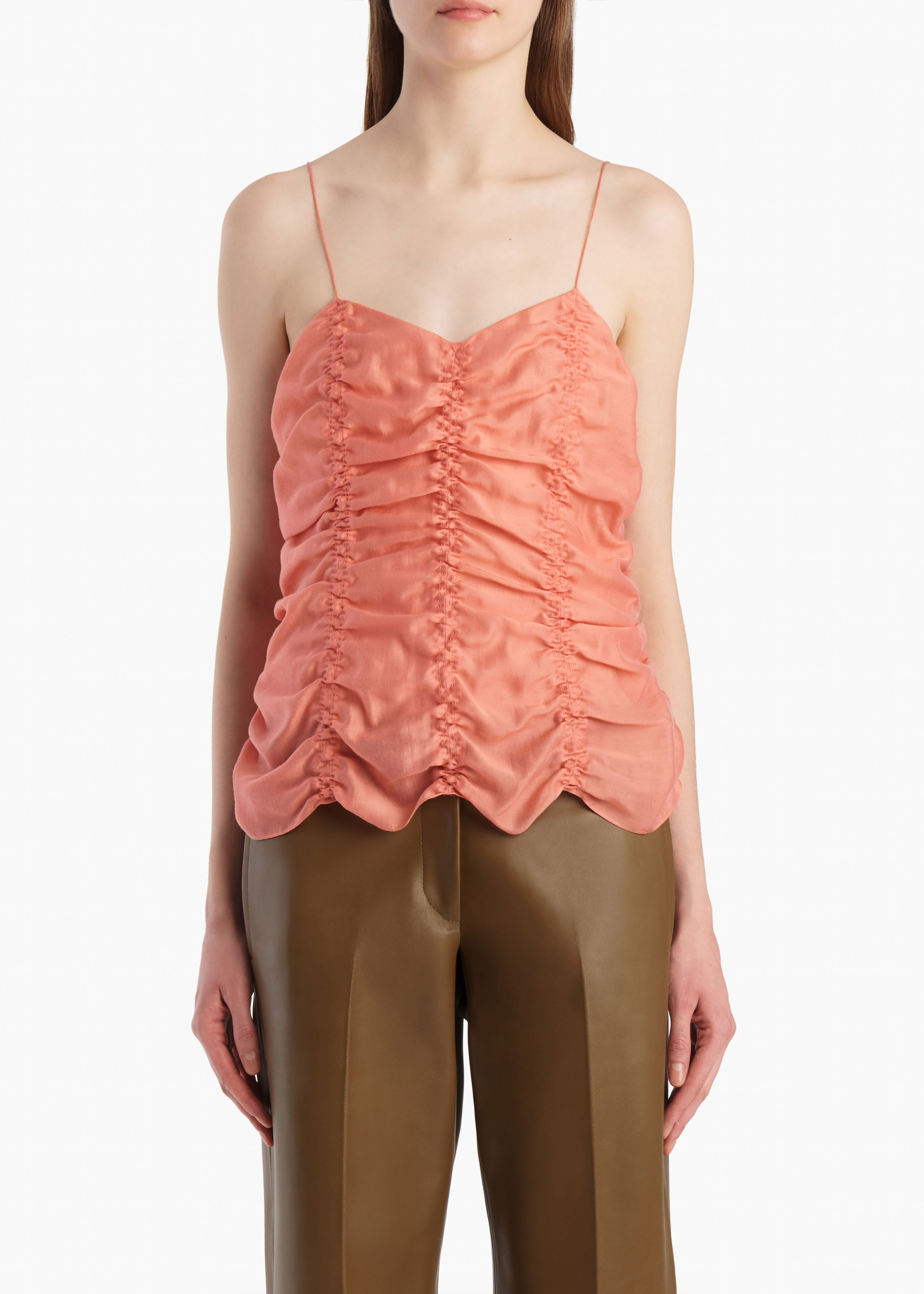 Inara Top in Coral