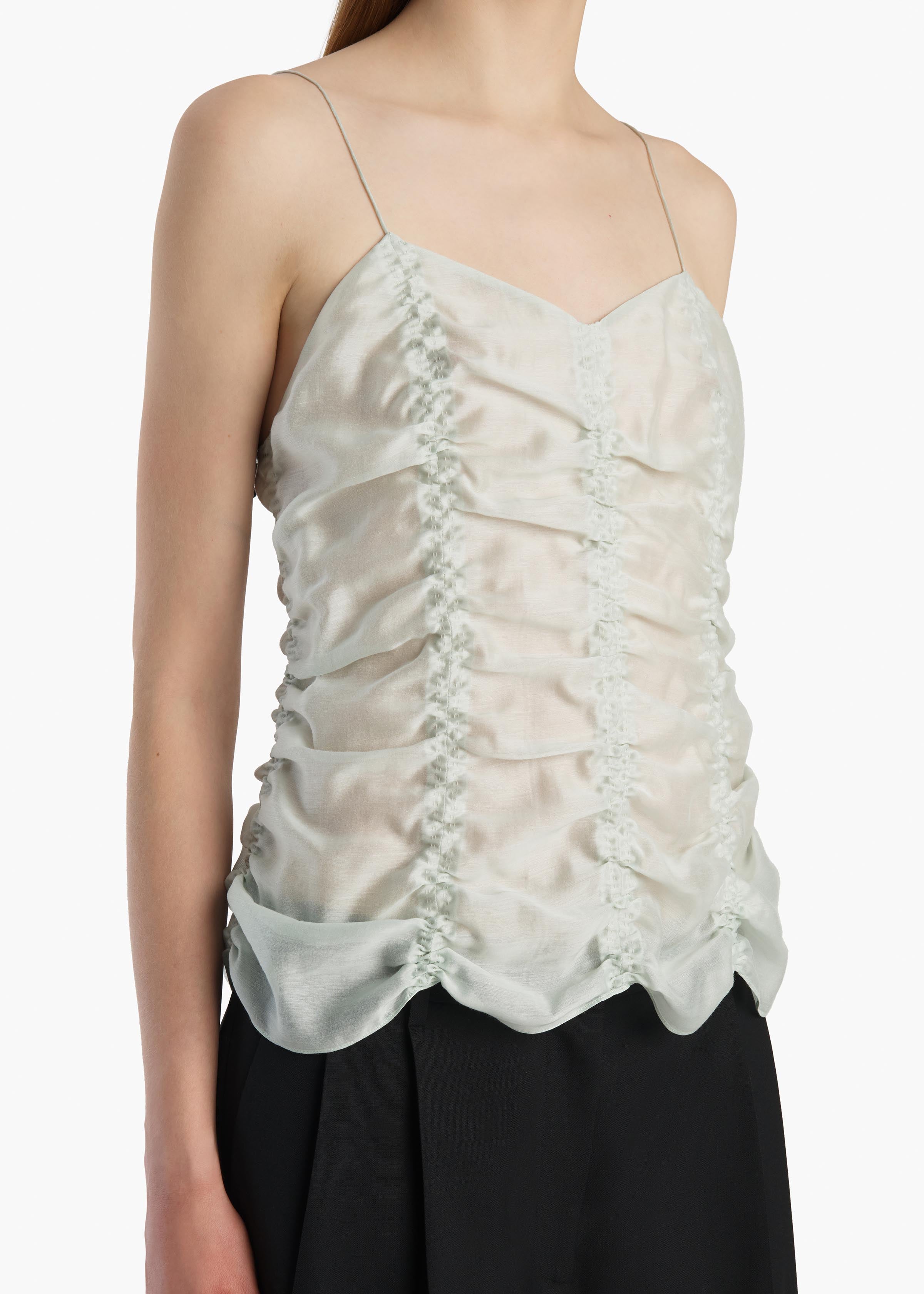 Inara Top in Ice Green