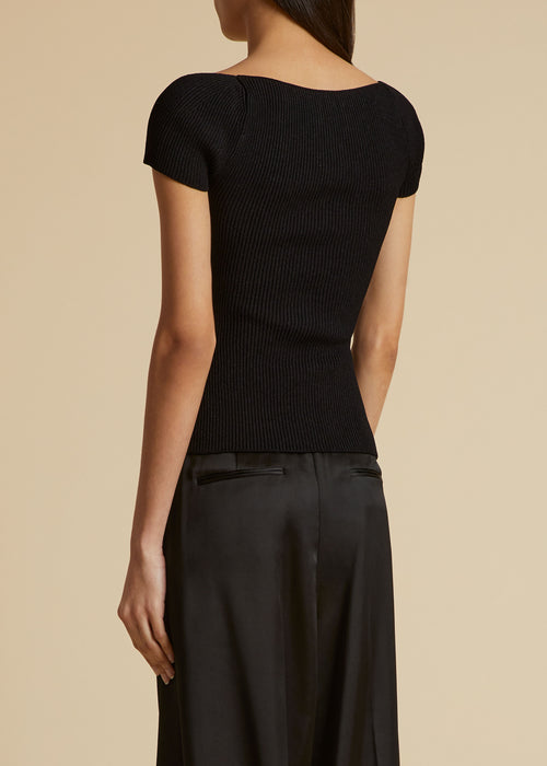The Ista Top in Black