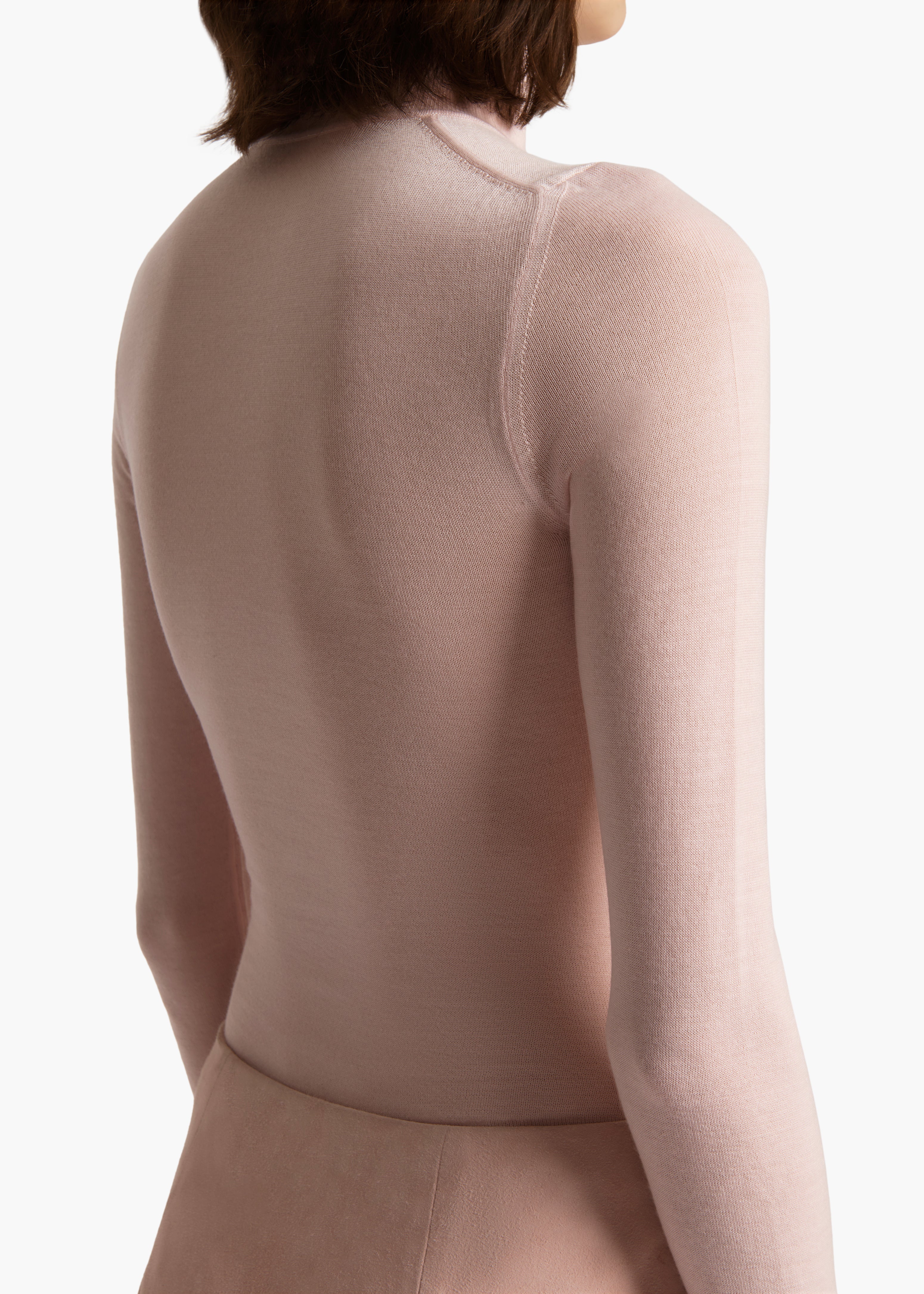 Iveta Bodysuit in Blush DETAILED VIEW 1