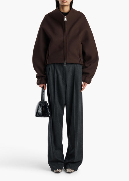 IXIN JACKET DARK BROWN 6252547 950 A STYLED