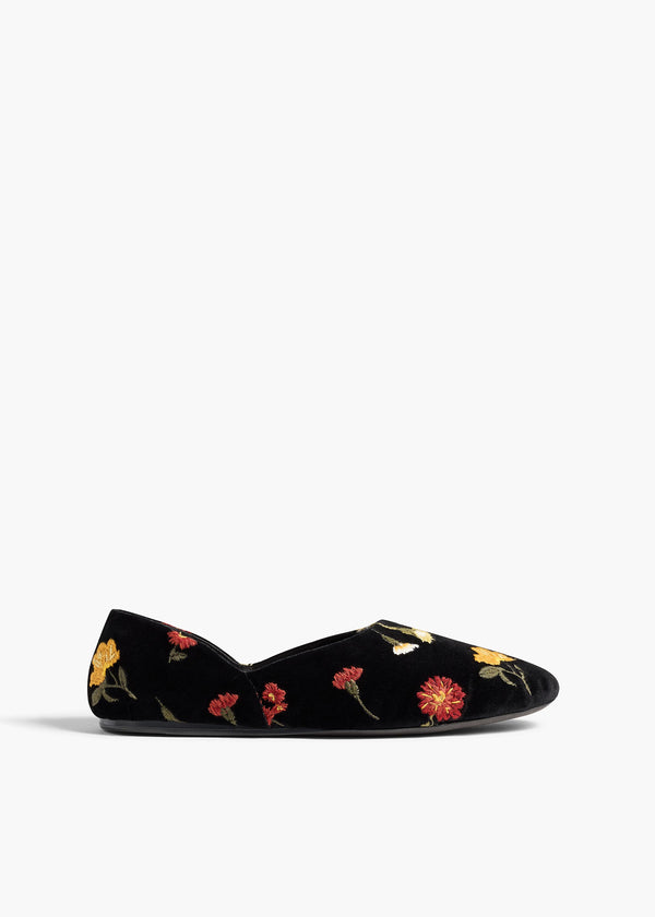 Jane Flat in Black Multi