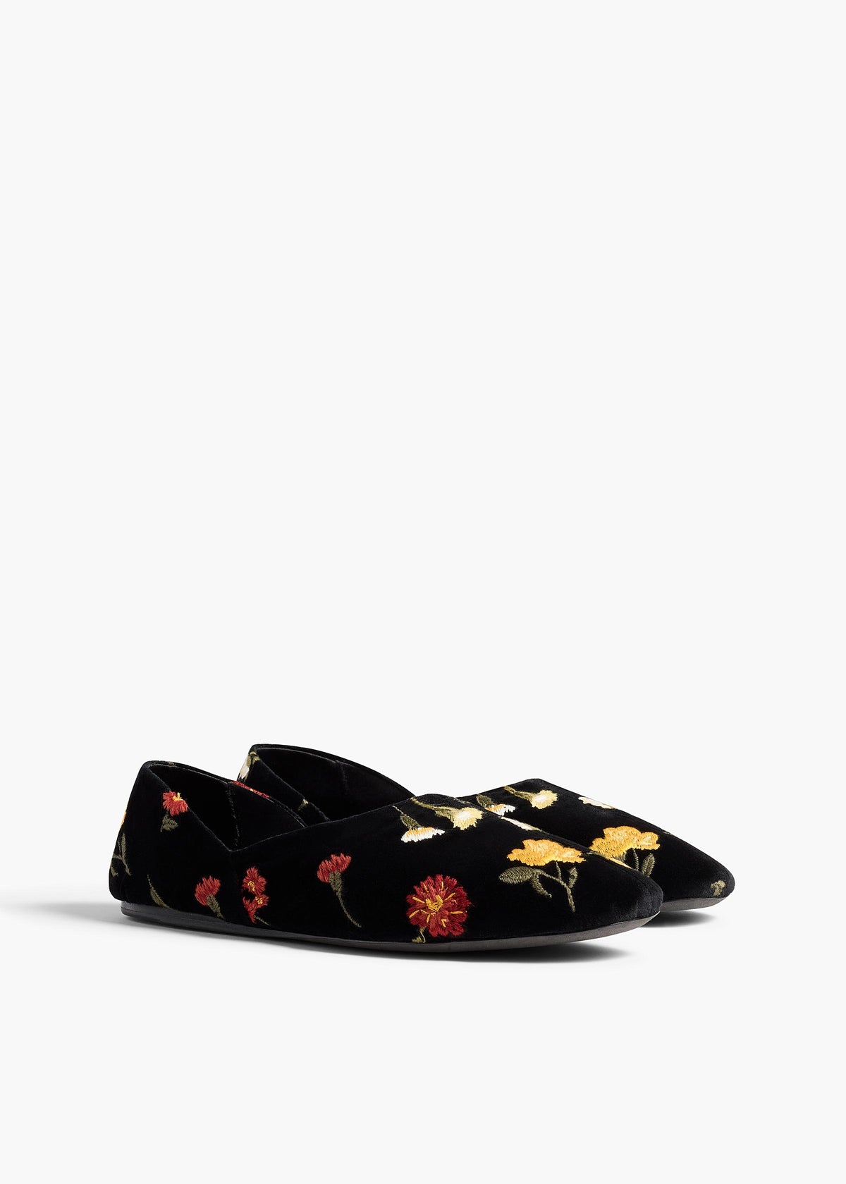 KHAITE  - Jane Flat in Black Multi