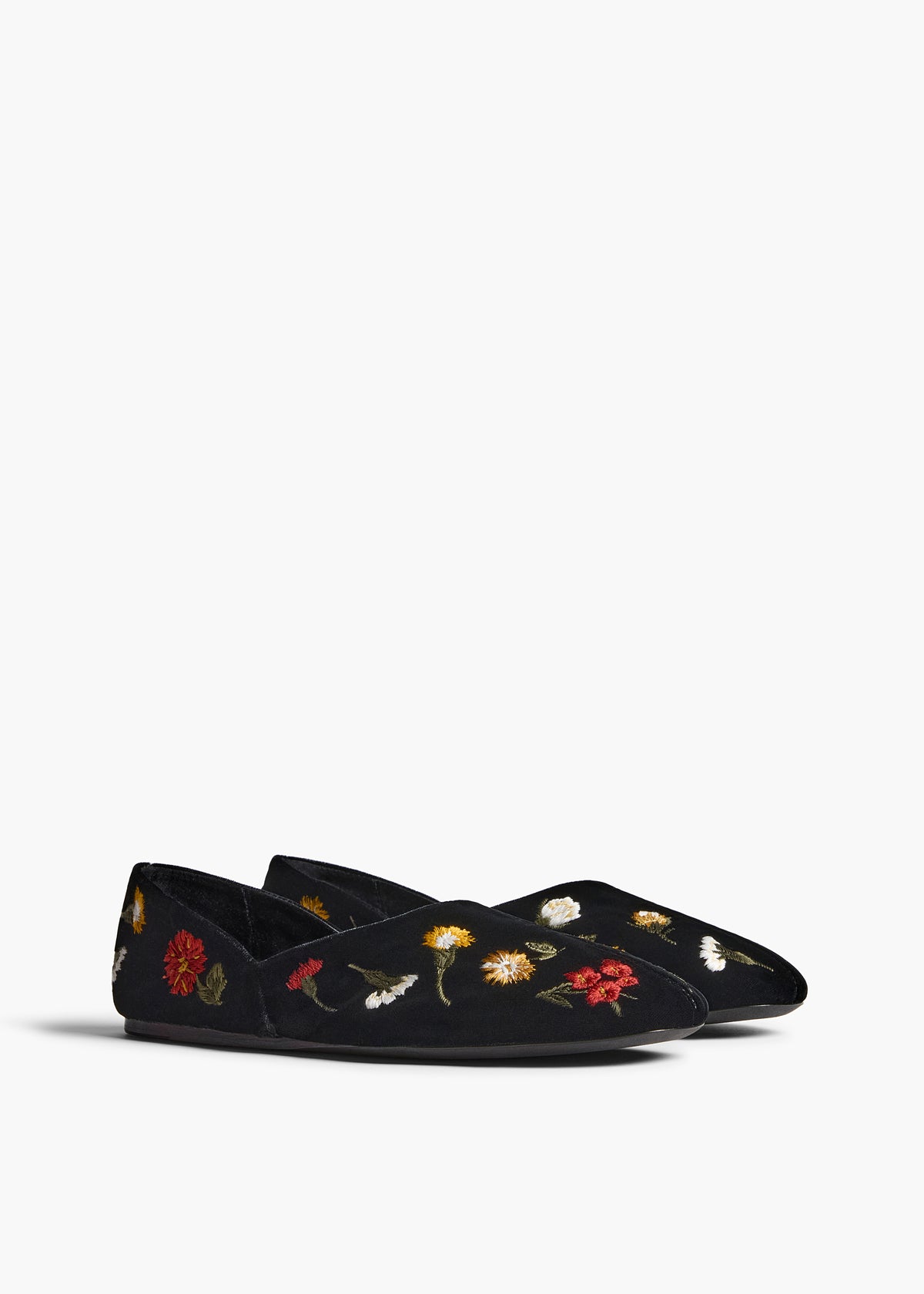 KHAITE  - Jane Flat in Black Multi