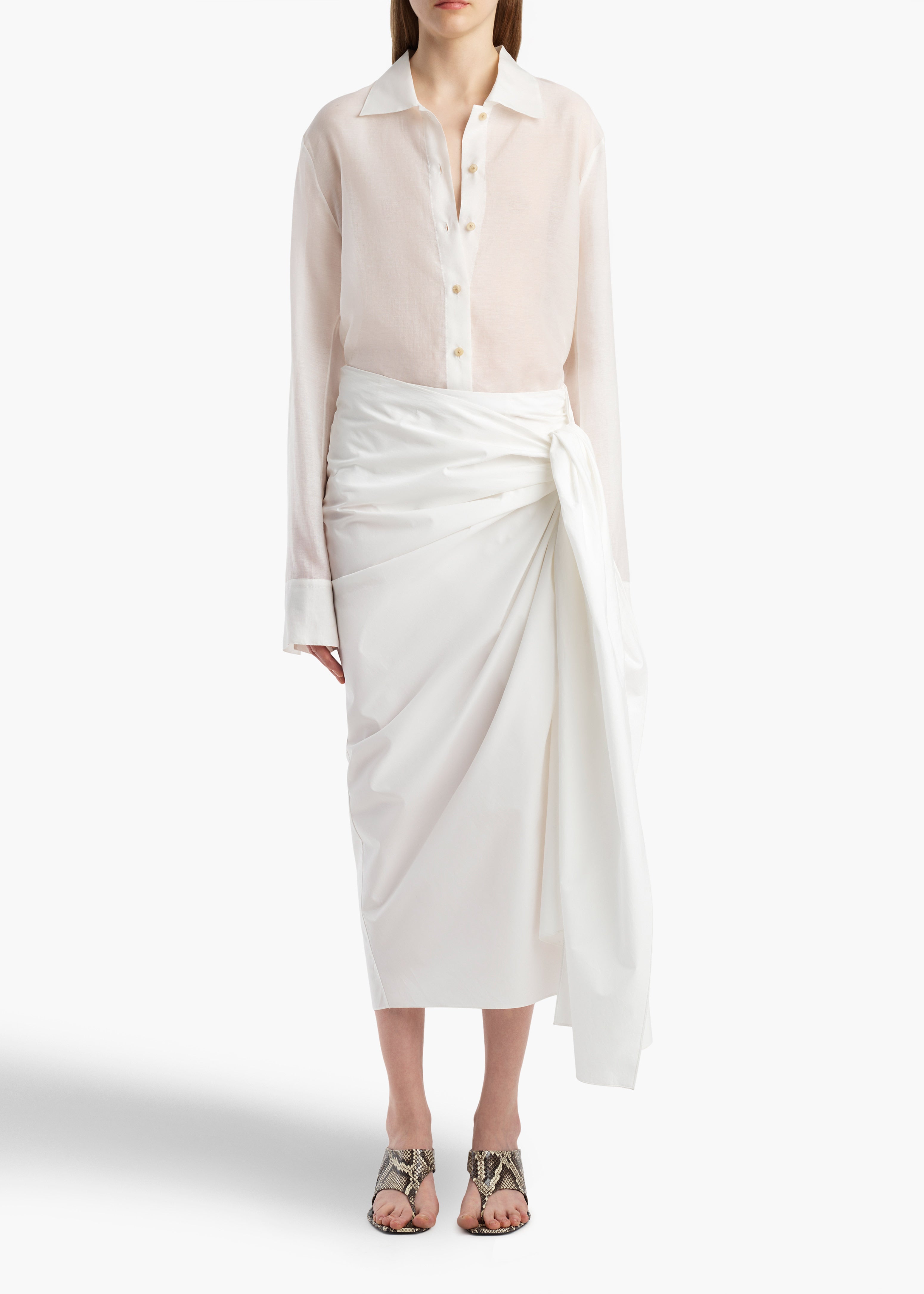 KHAITE  - Jaylin Top in Chalk