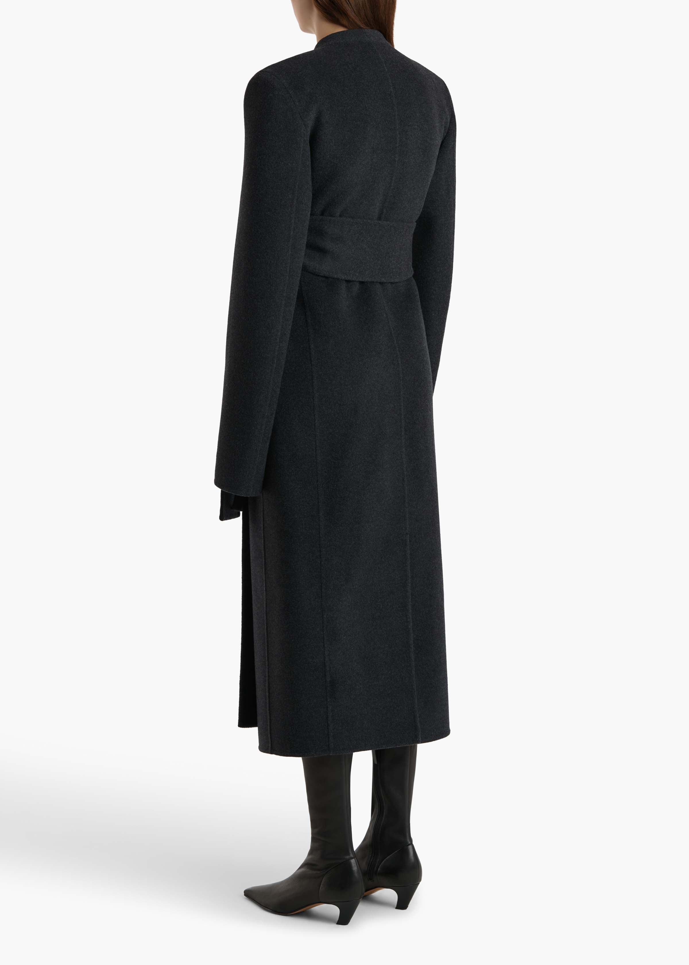 Jelson Coat in Charcoal