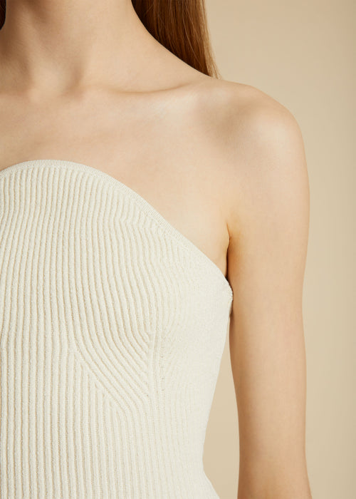 The Jericho Top in Ivory