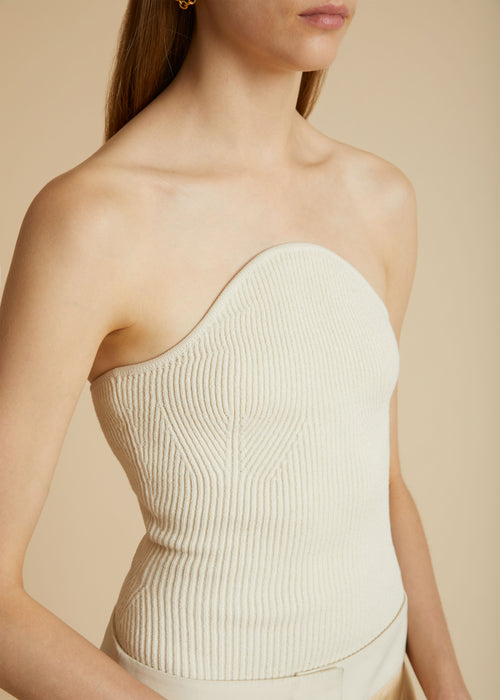 The Jericho Top in Ivory