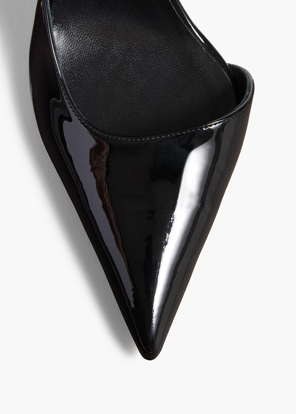 Jett D'Orsay Pump in Black Patent Leather