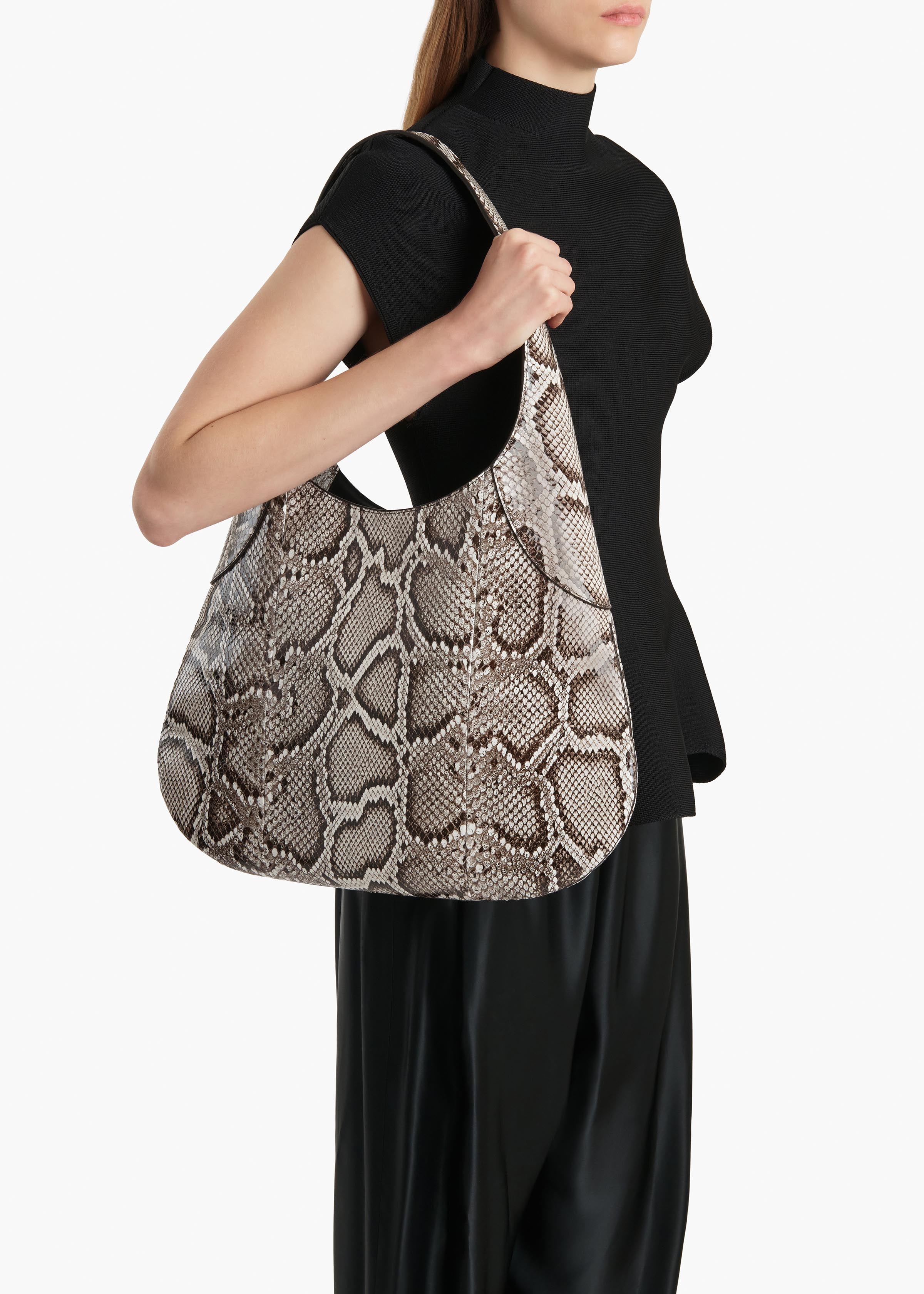 Large Joan Hobo in Natural Python