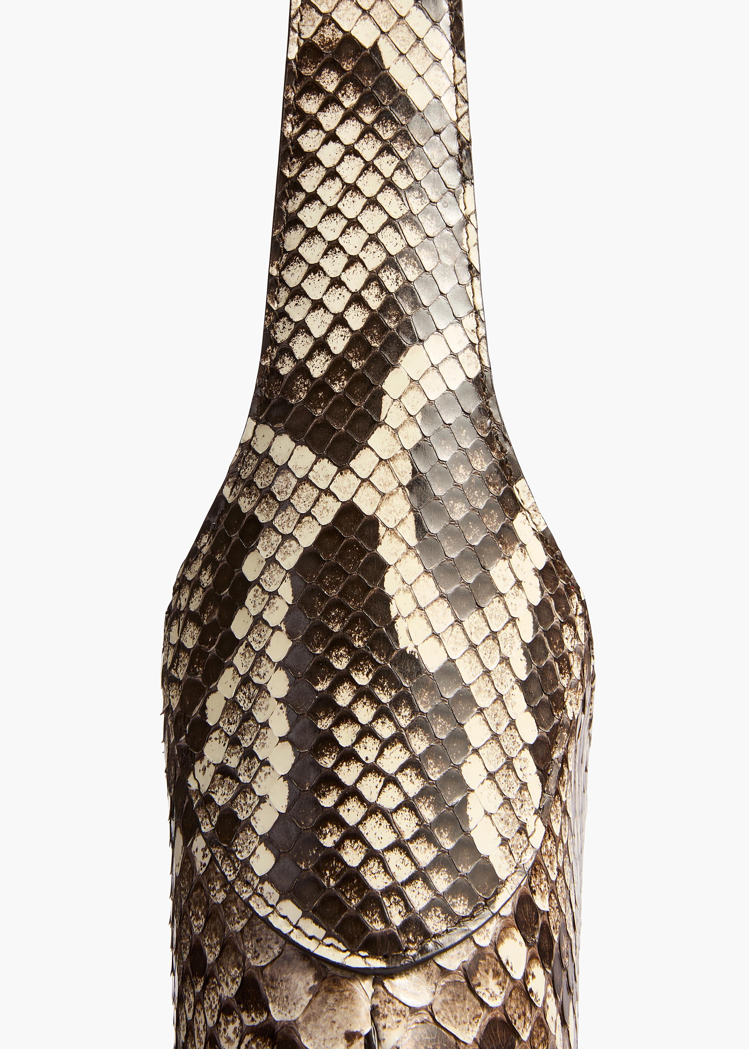 KHAITE  - Small Joan Hobo in Natural Python