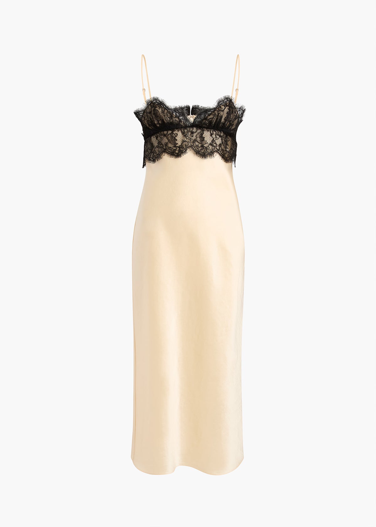 JOELLE DRESS CHAMPAGNE 56684249 991 GHOST