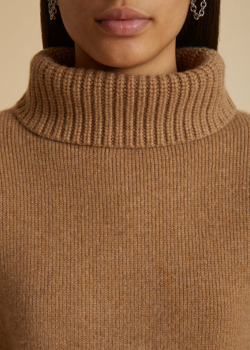 The Jovie Sweater in Camel