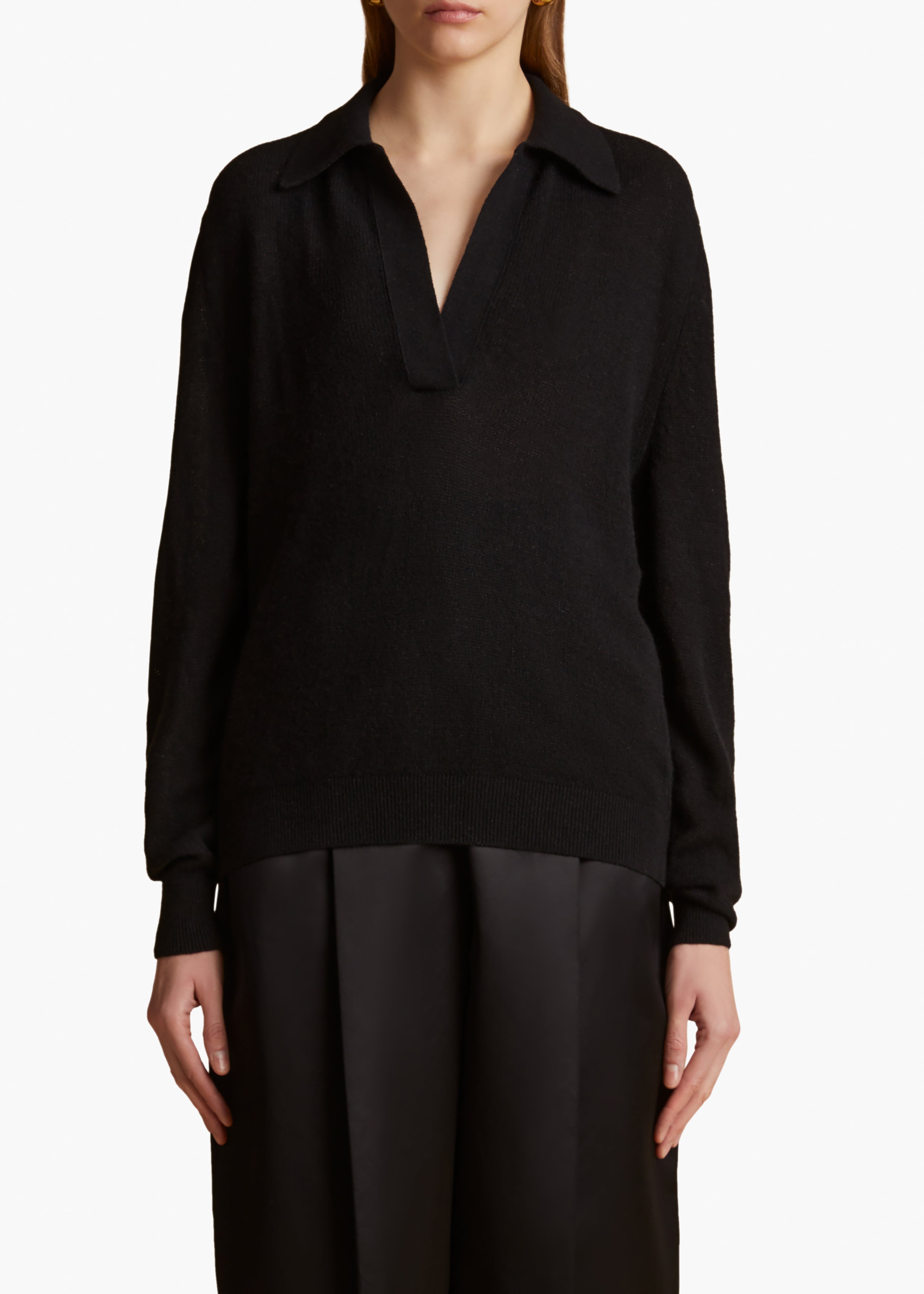 KHAITE - Jo Sweater in Black