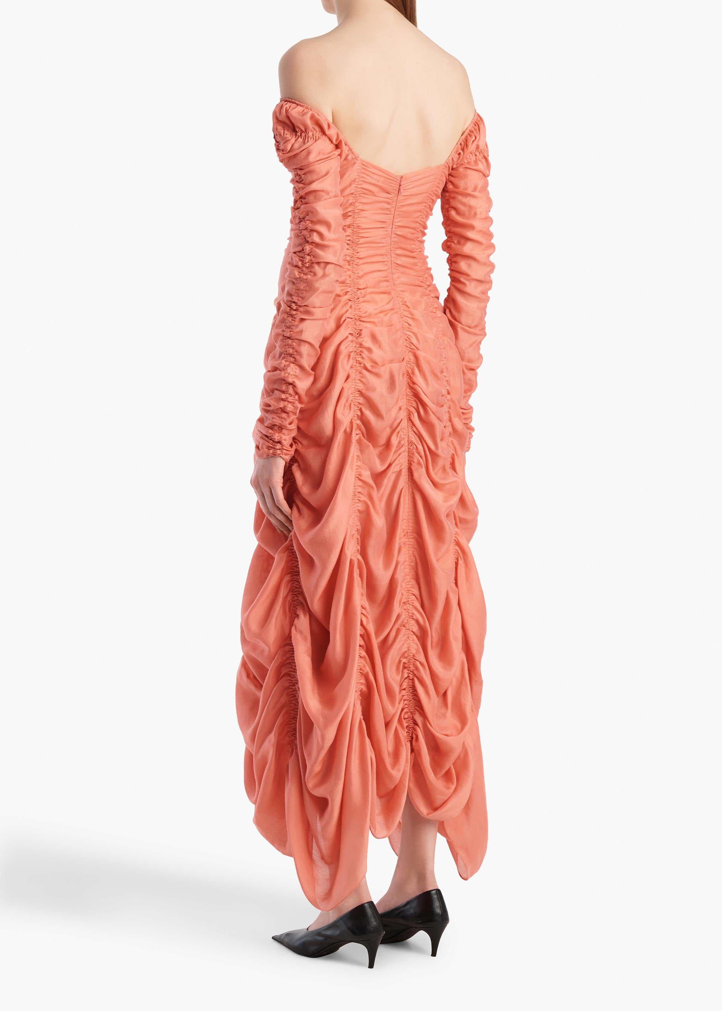 Judith Dress in Coral