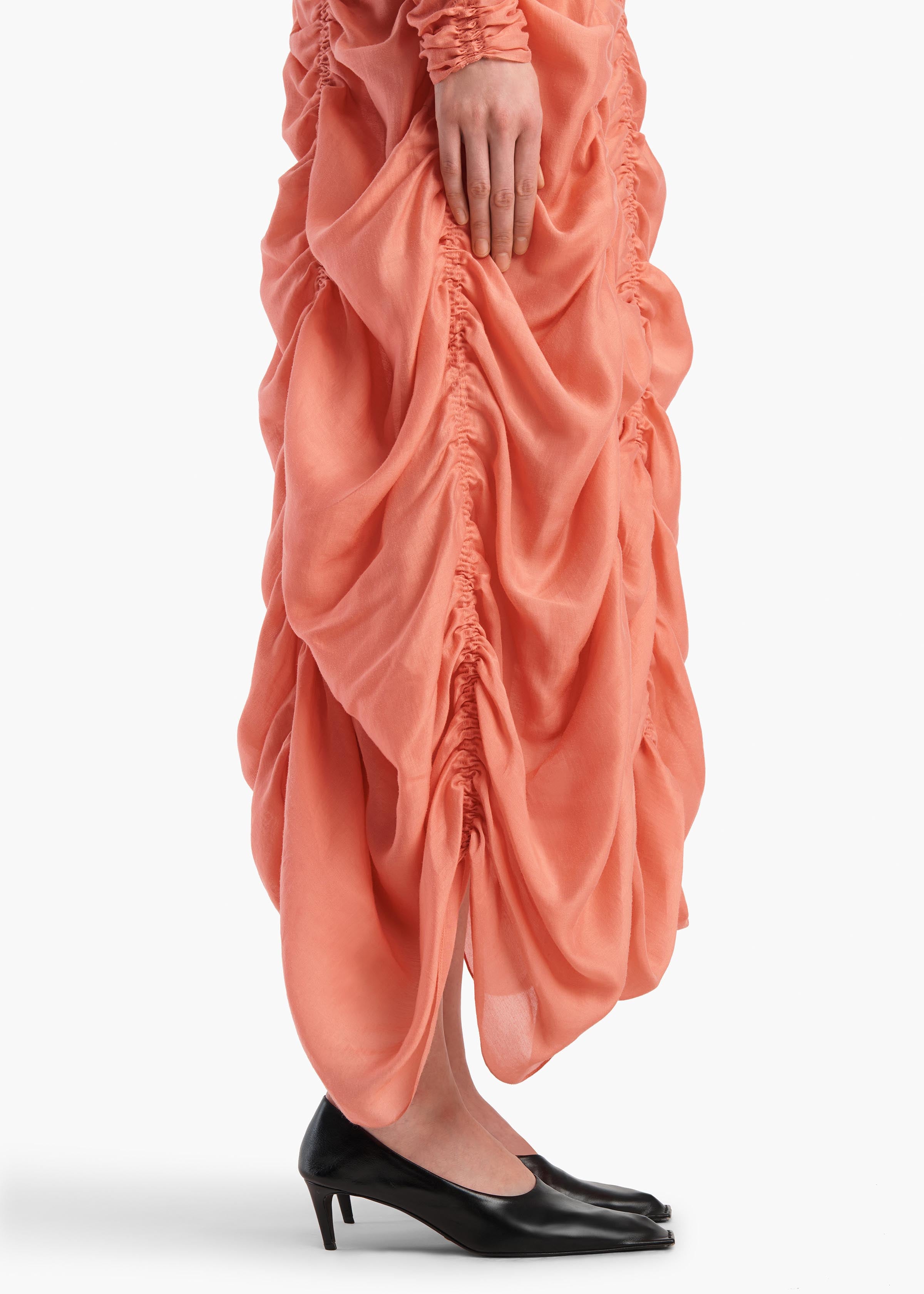 Judith Dress in Coral