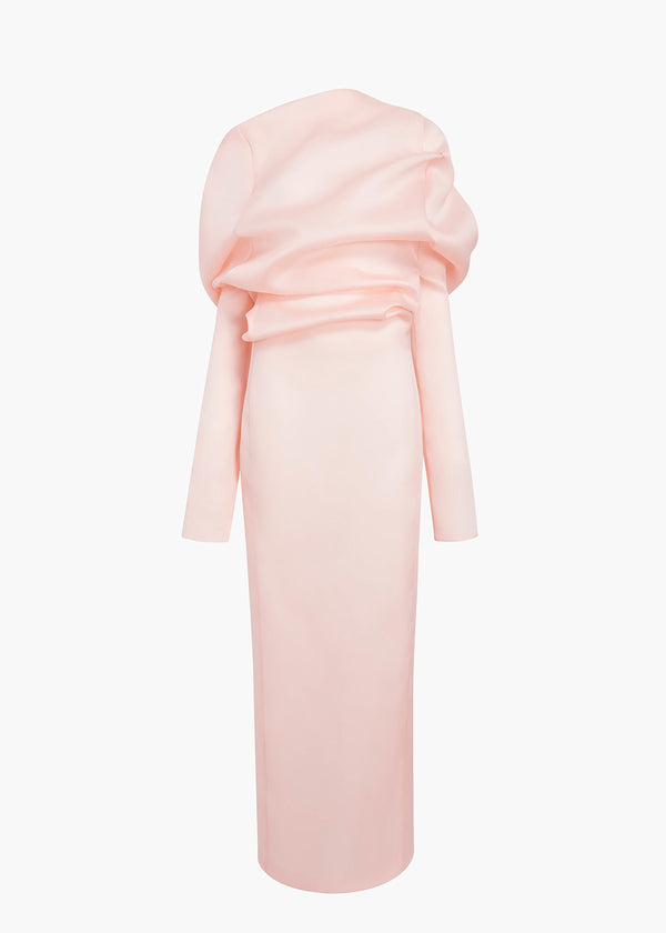 Judo Dress in Soft Pink FLAT VIEW