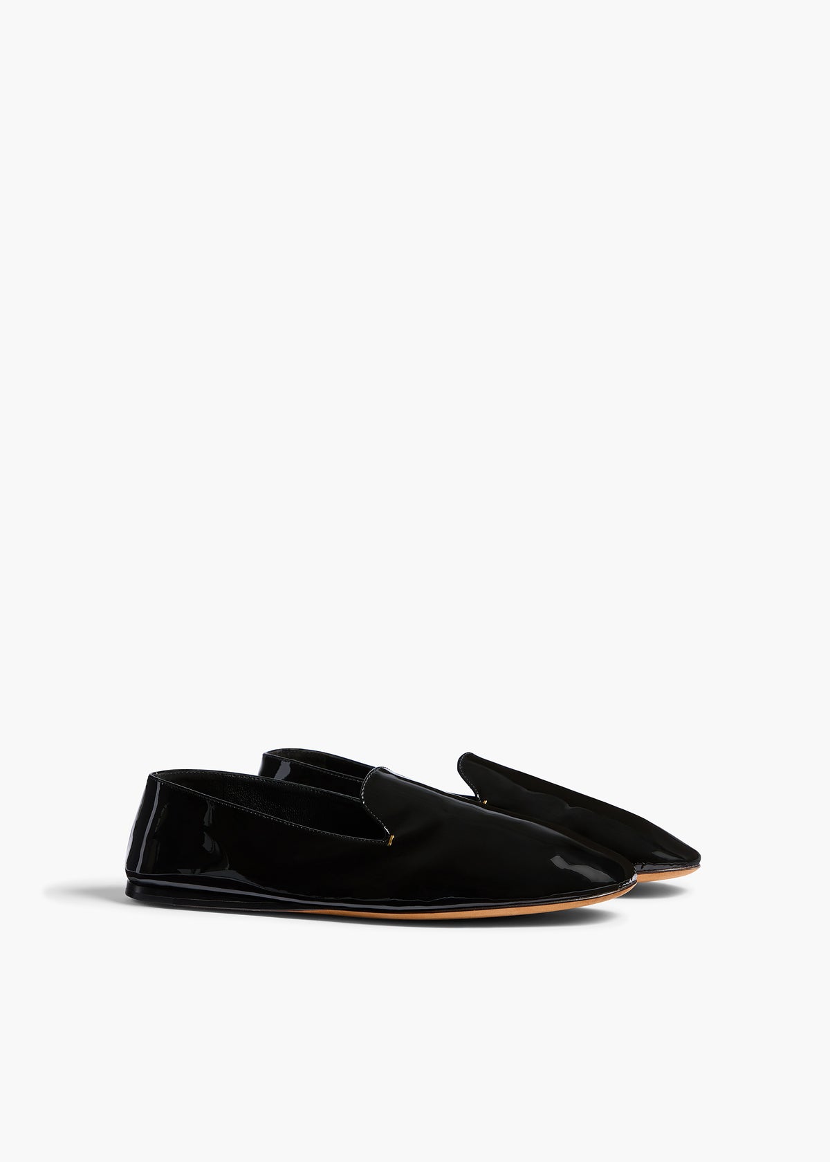 KHAITE  - Julie Loafer in Black Patent Leather