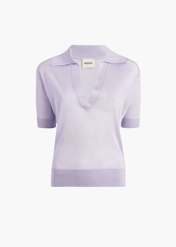 JULITA TOP IN LAVENDER FLAT VIEW