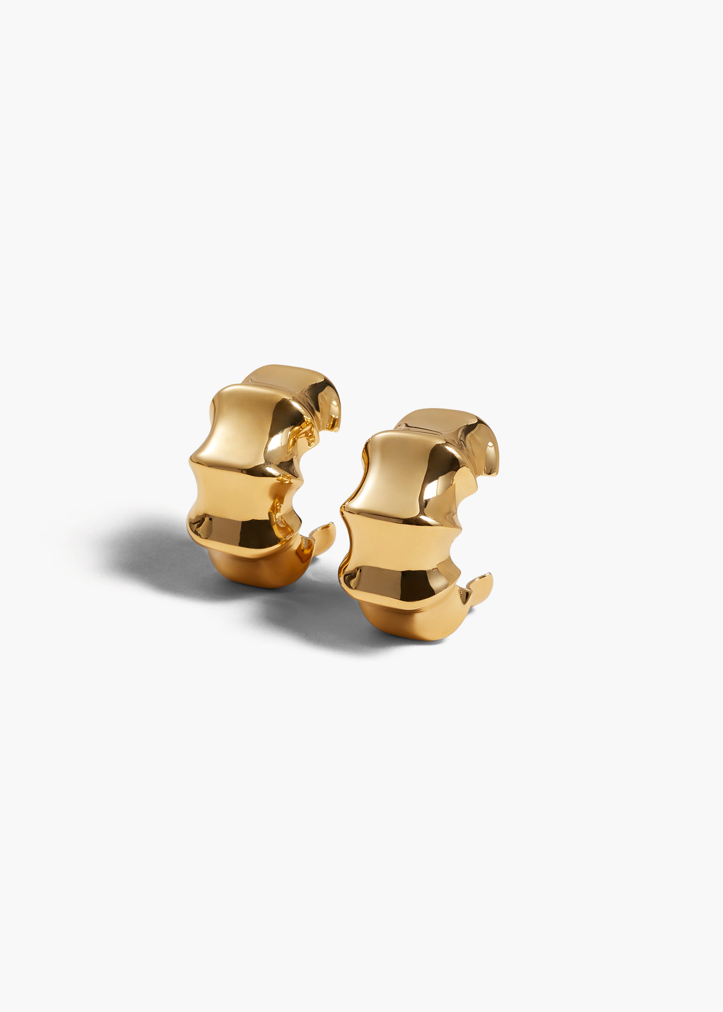 KHAITE LLC - Medium Julius Loop Earrings in Gold