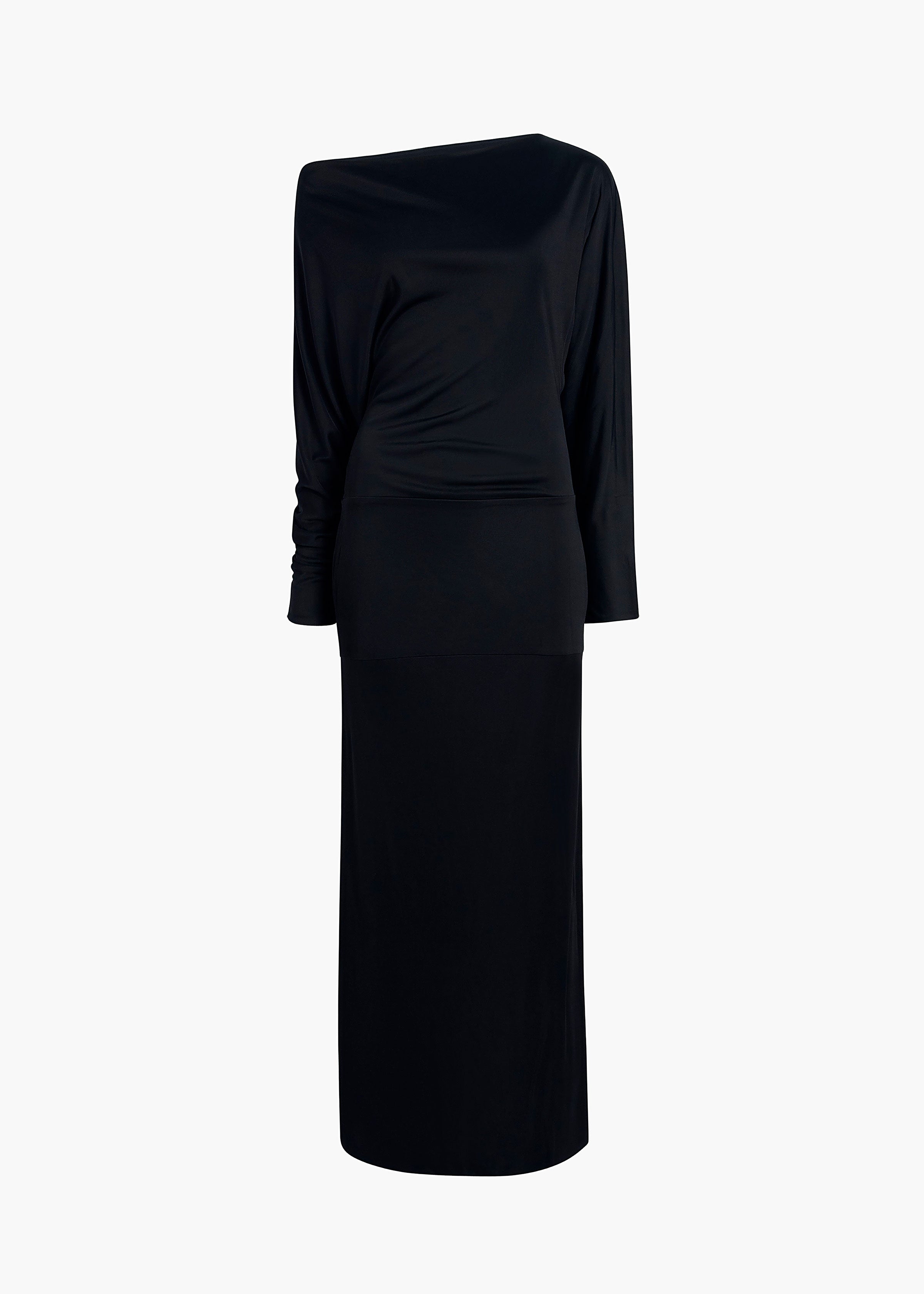 JUNET DRESS IN BLACK FLAT VIEW