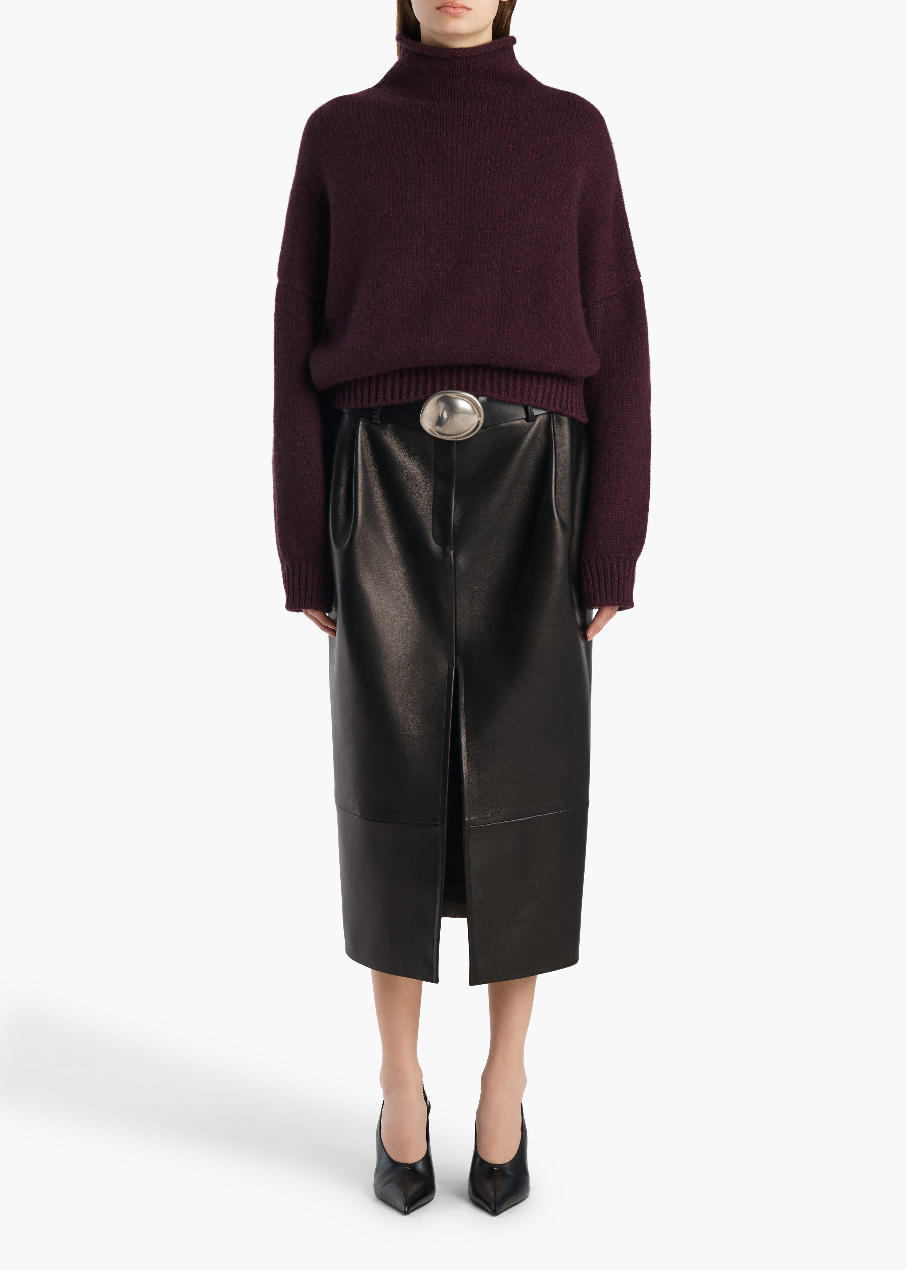 Juniper Sweater in Plum