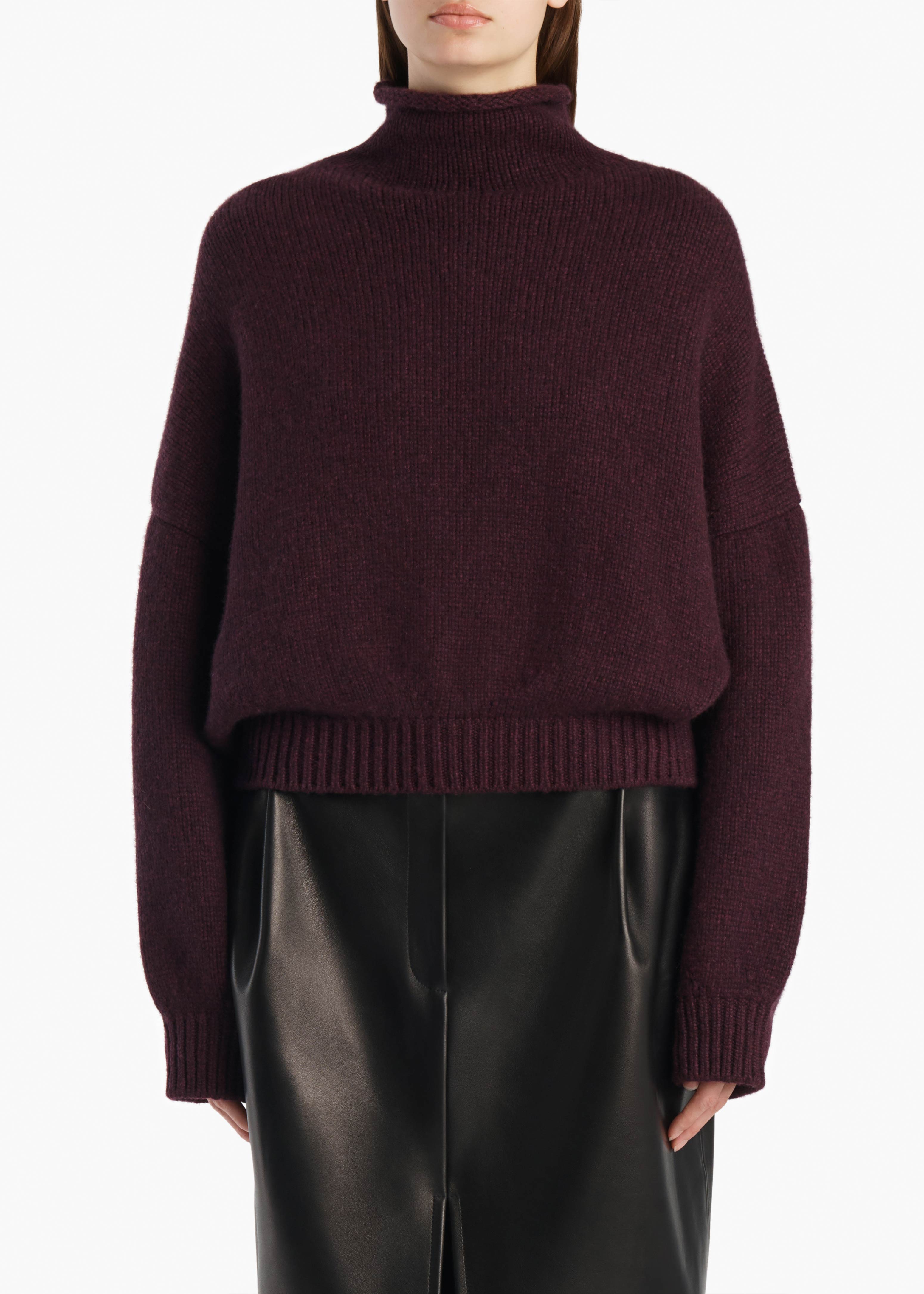Juniper Sweater in Plum