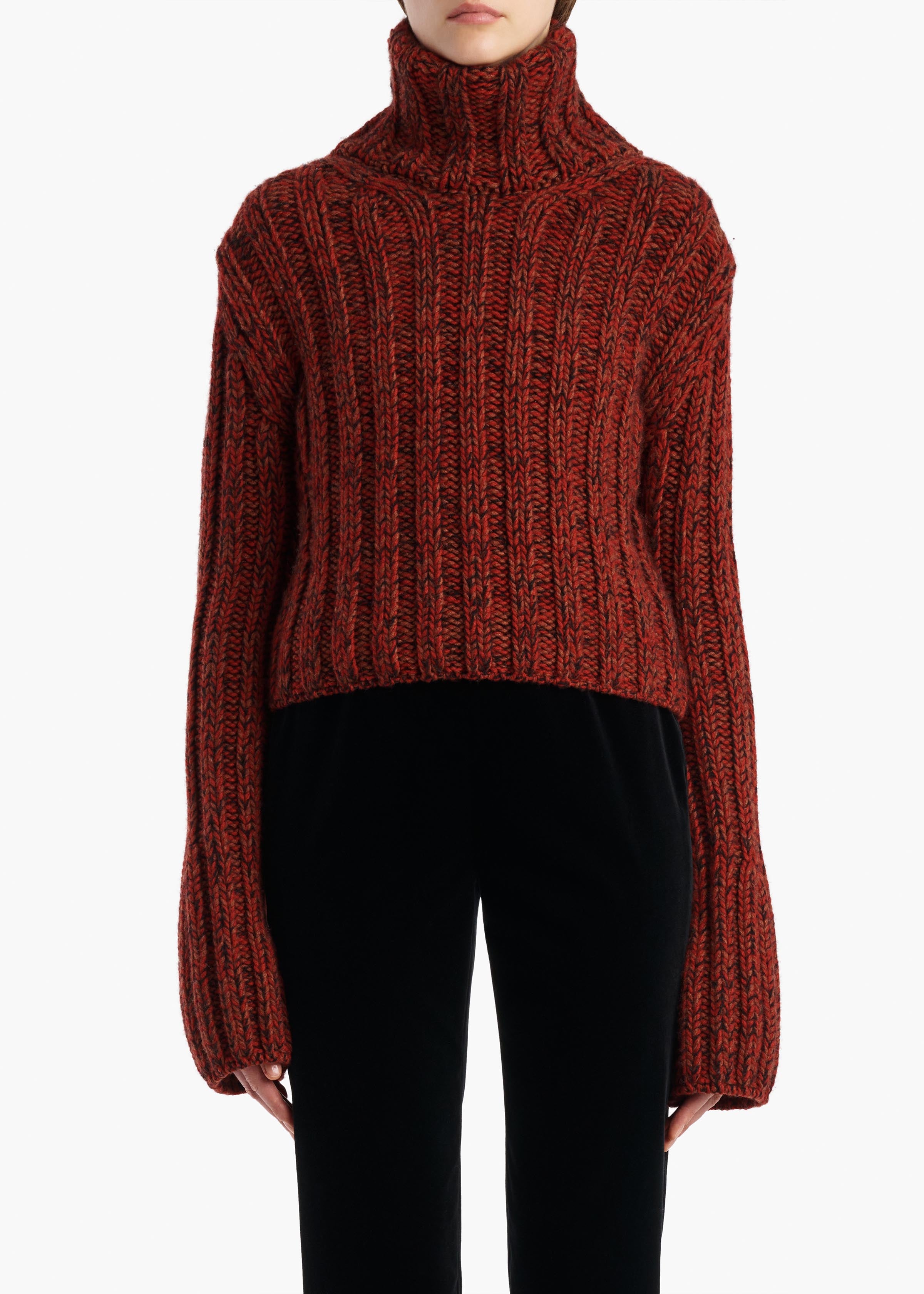 KELLY SWEATER RUST MULTI 18348678 790 B