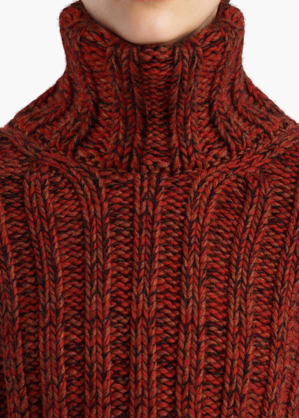 KELLY SWEATER RUST MULTI 18348678 790 D