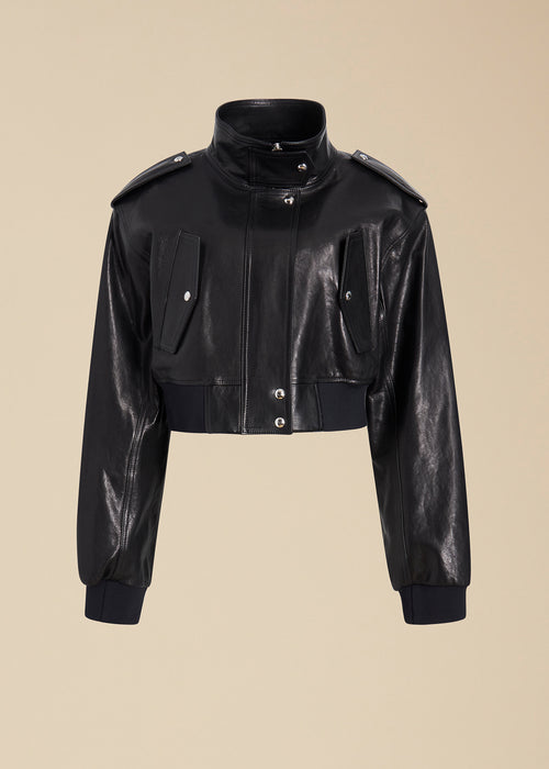 The Kember Jacket in Black Leather