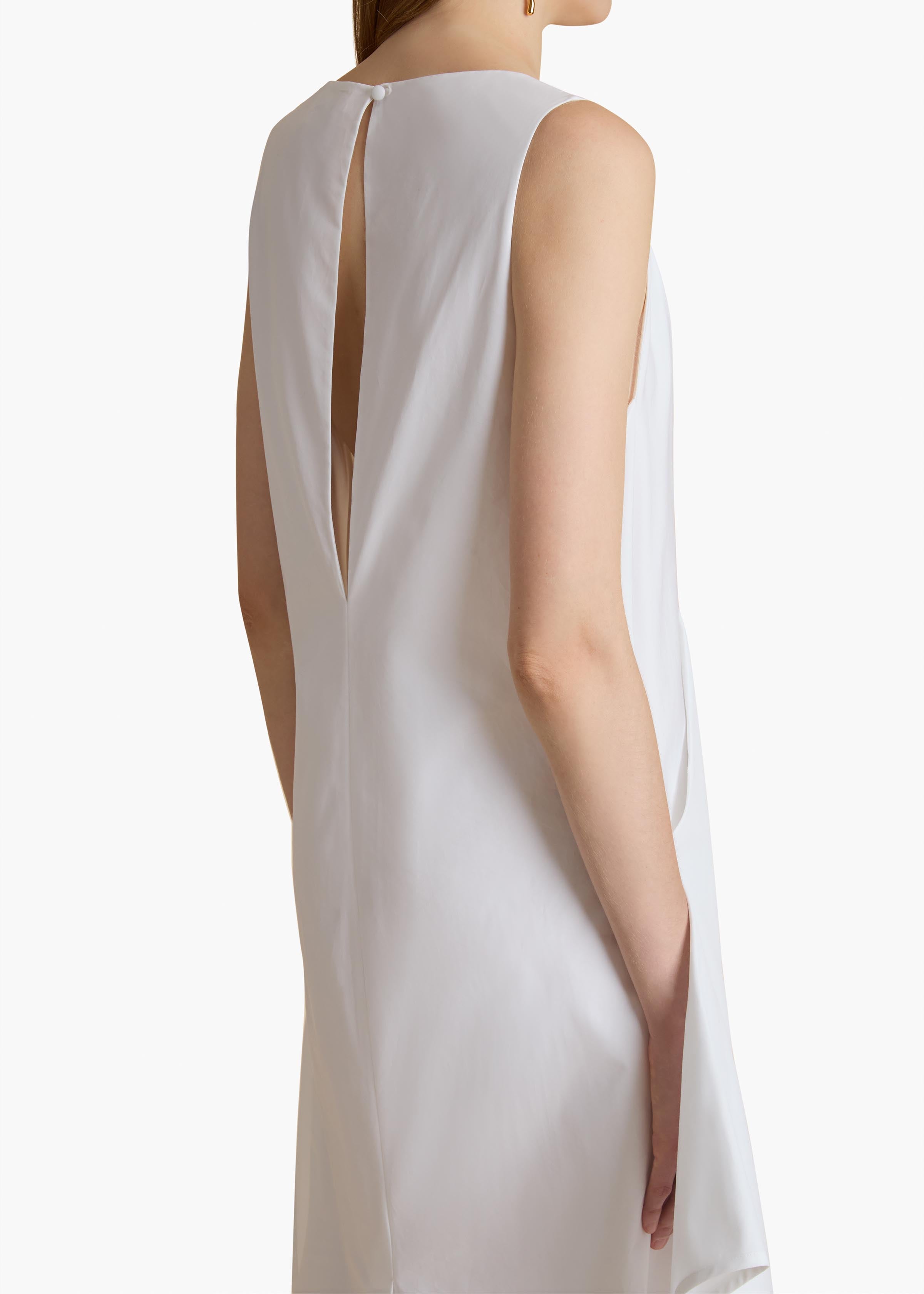 Kenith Dress in White DETAILED VIEW 1