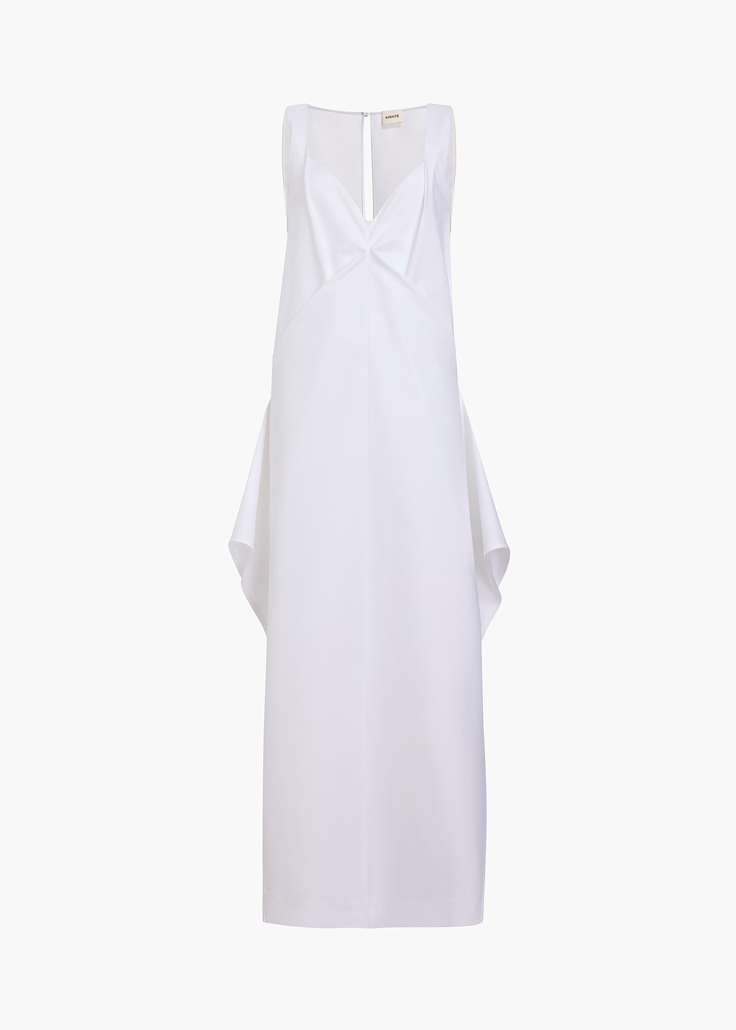 Kenith Dress in White FLAT VIEW