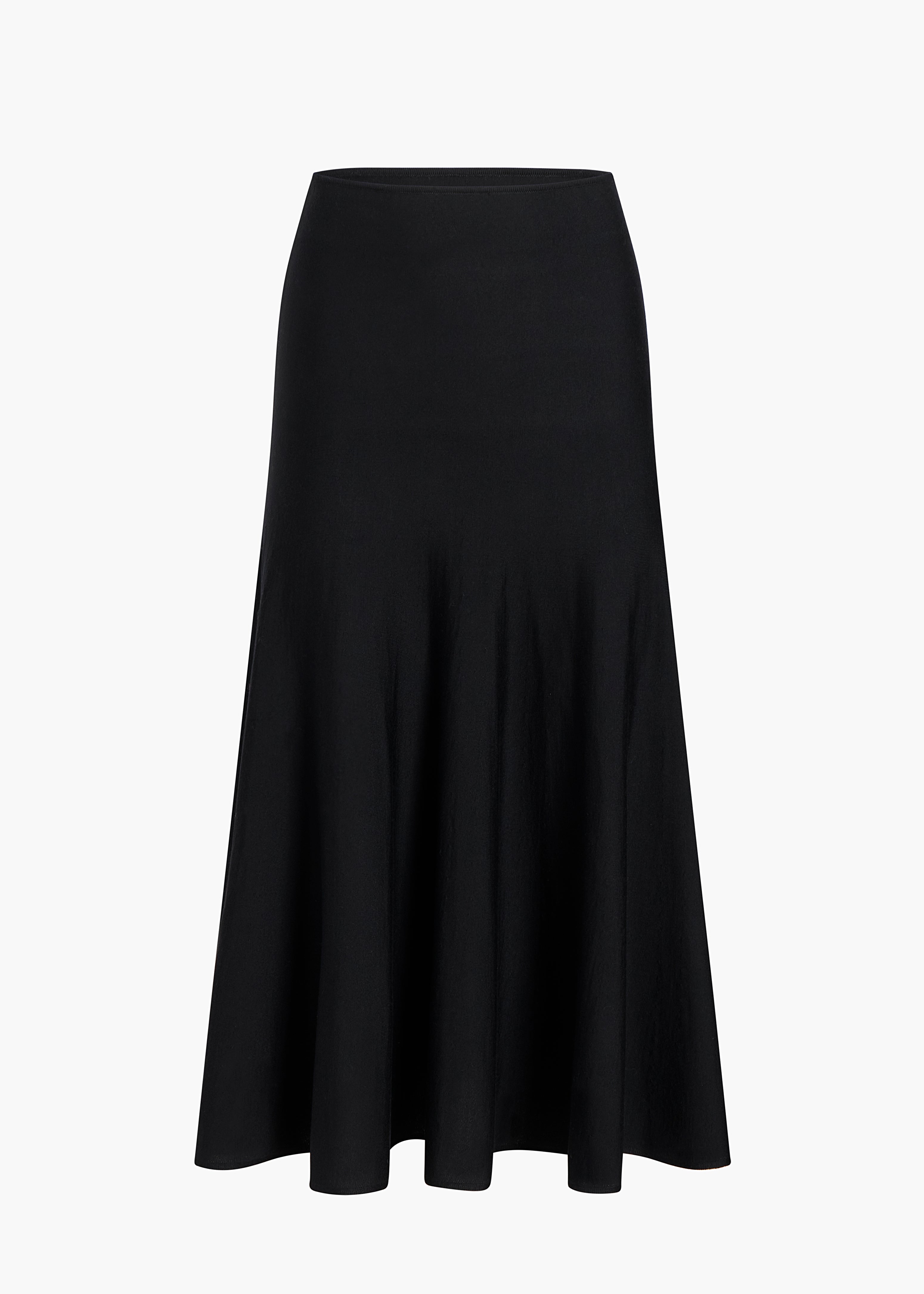 KHAITE - Mayu Skirt in Black