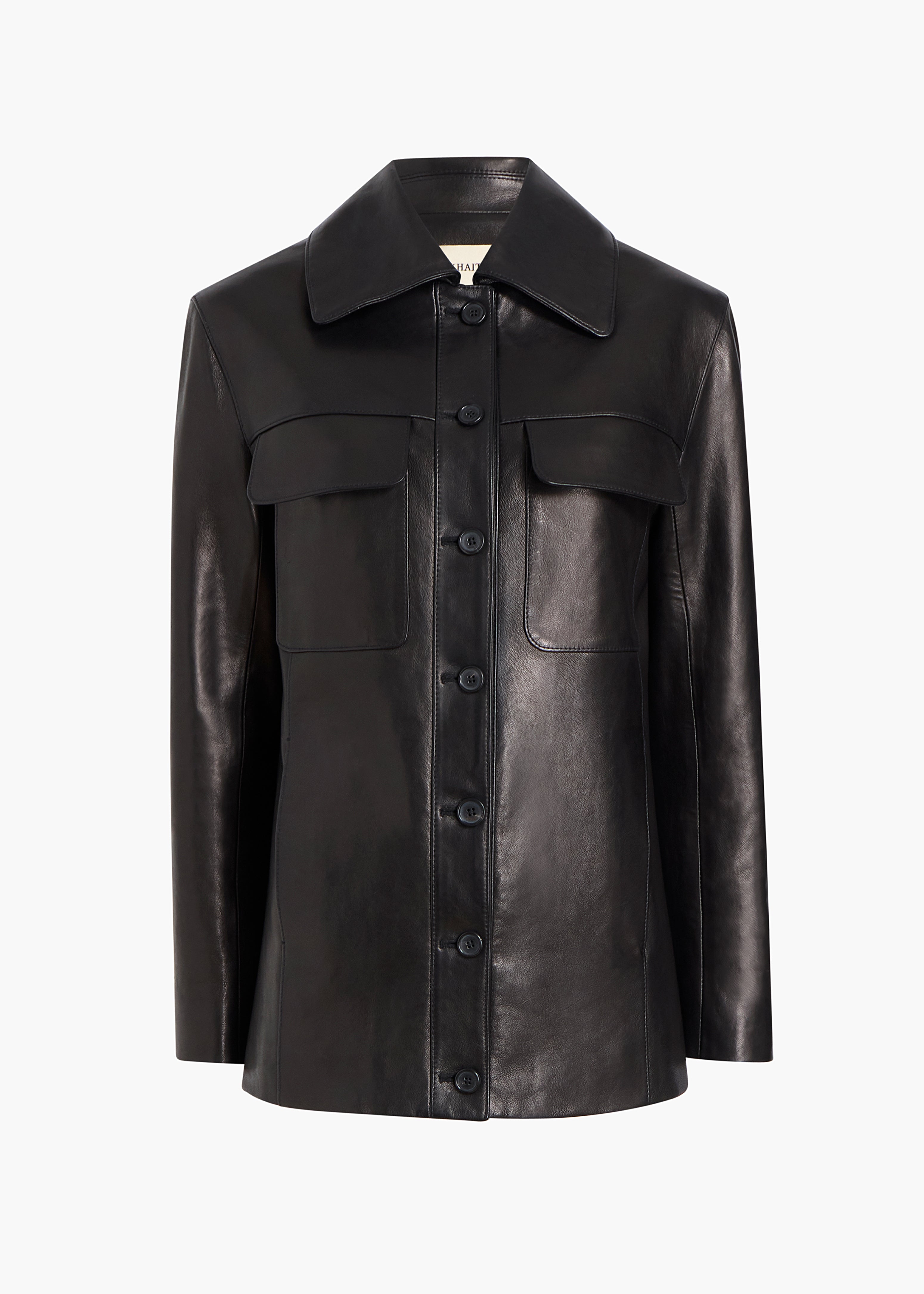 KHAITE - Iana Jacket in Black Leather