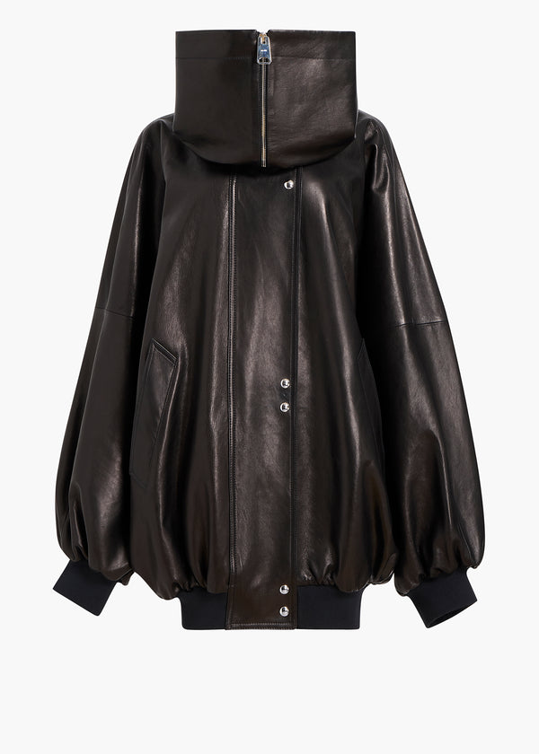 Rhoda Jacket in Black Leather