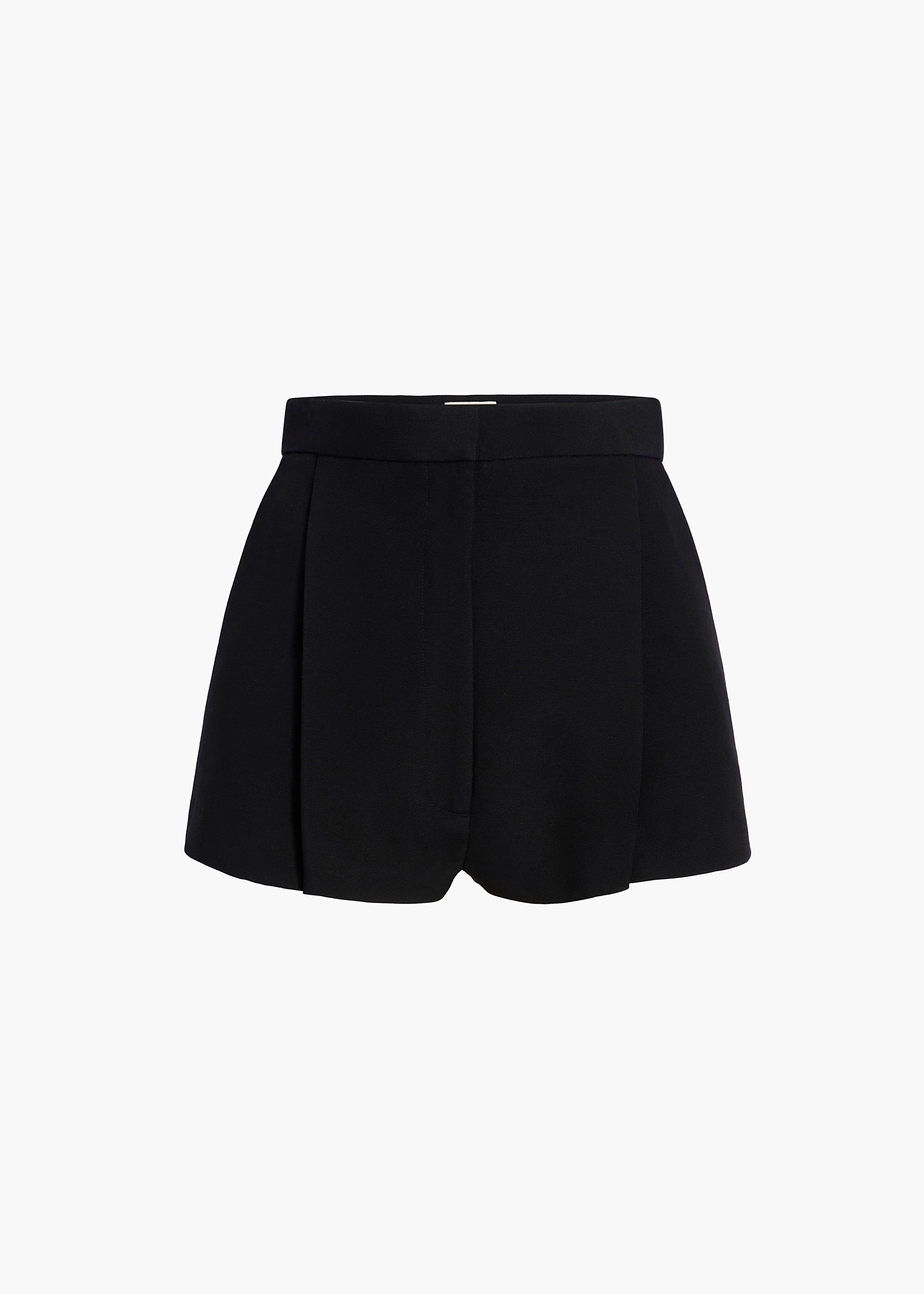 CALMAN SHORT IN BLACK FLAT VIEW