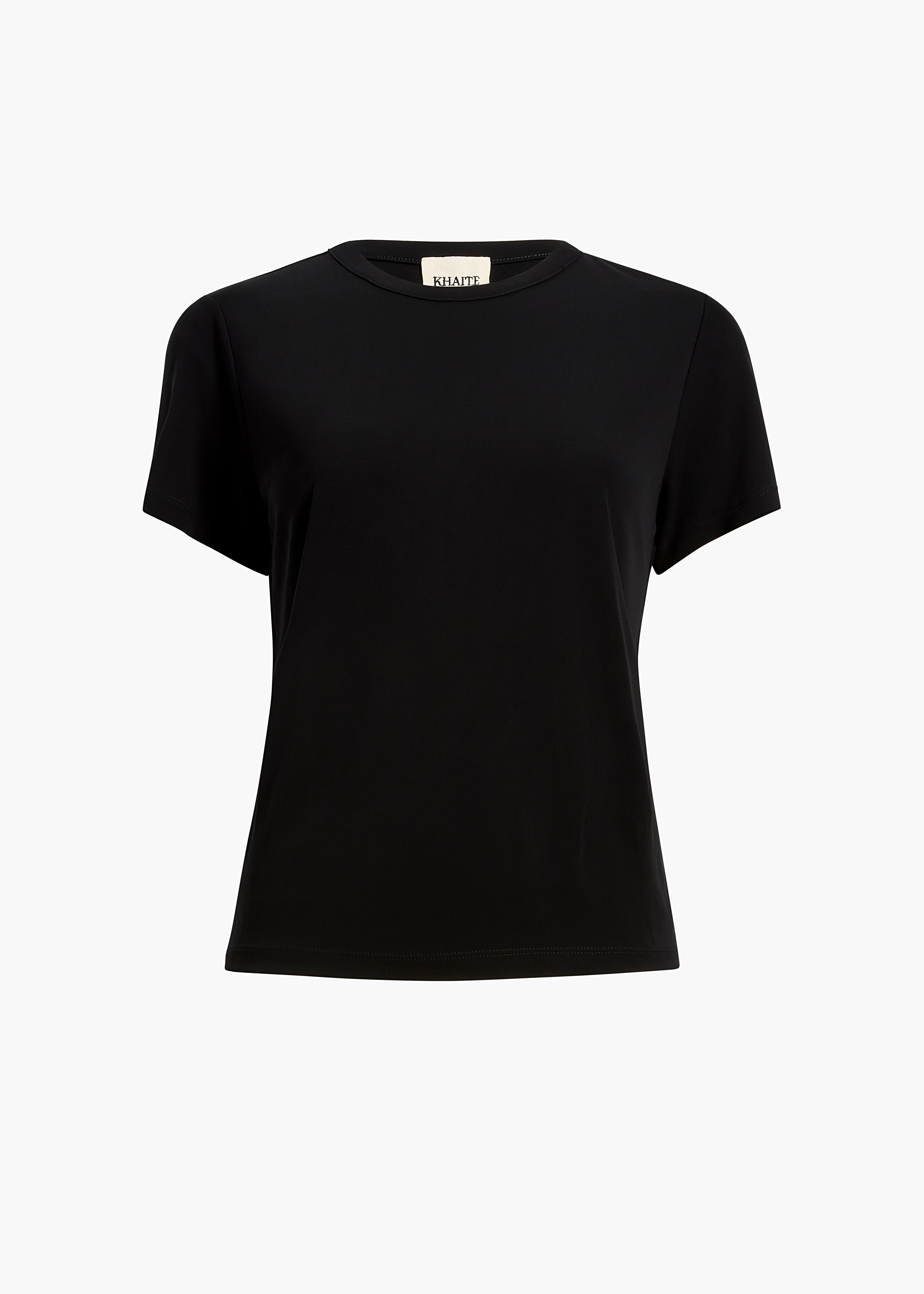 EMMYLOU T-SHIRT IN BLACK JERSEY FLAT VIEW