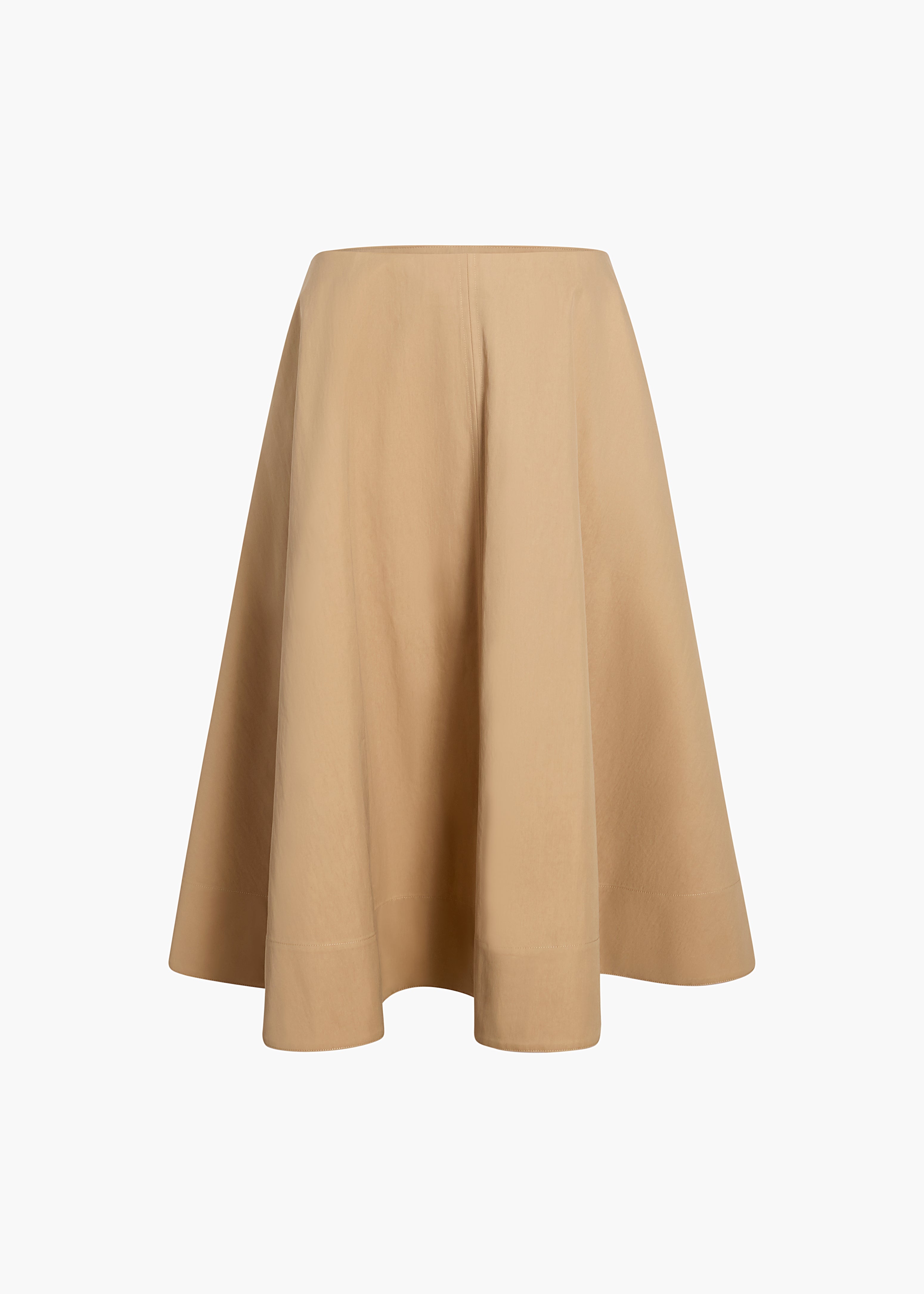 KHAITE LLC - Renta Skirt in Beige