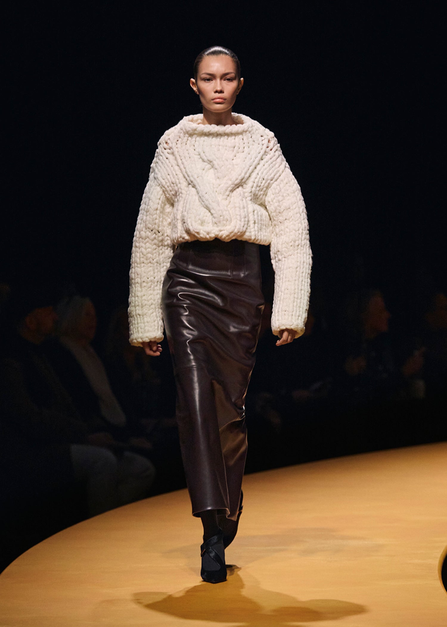 Loxley Skirt in Mud Leather – KHAITE