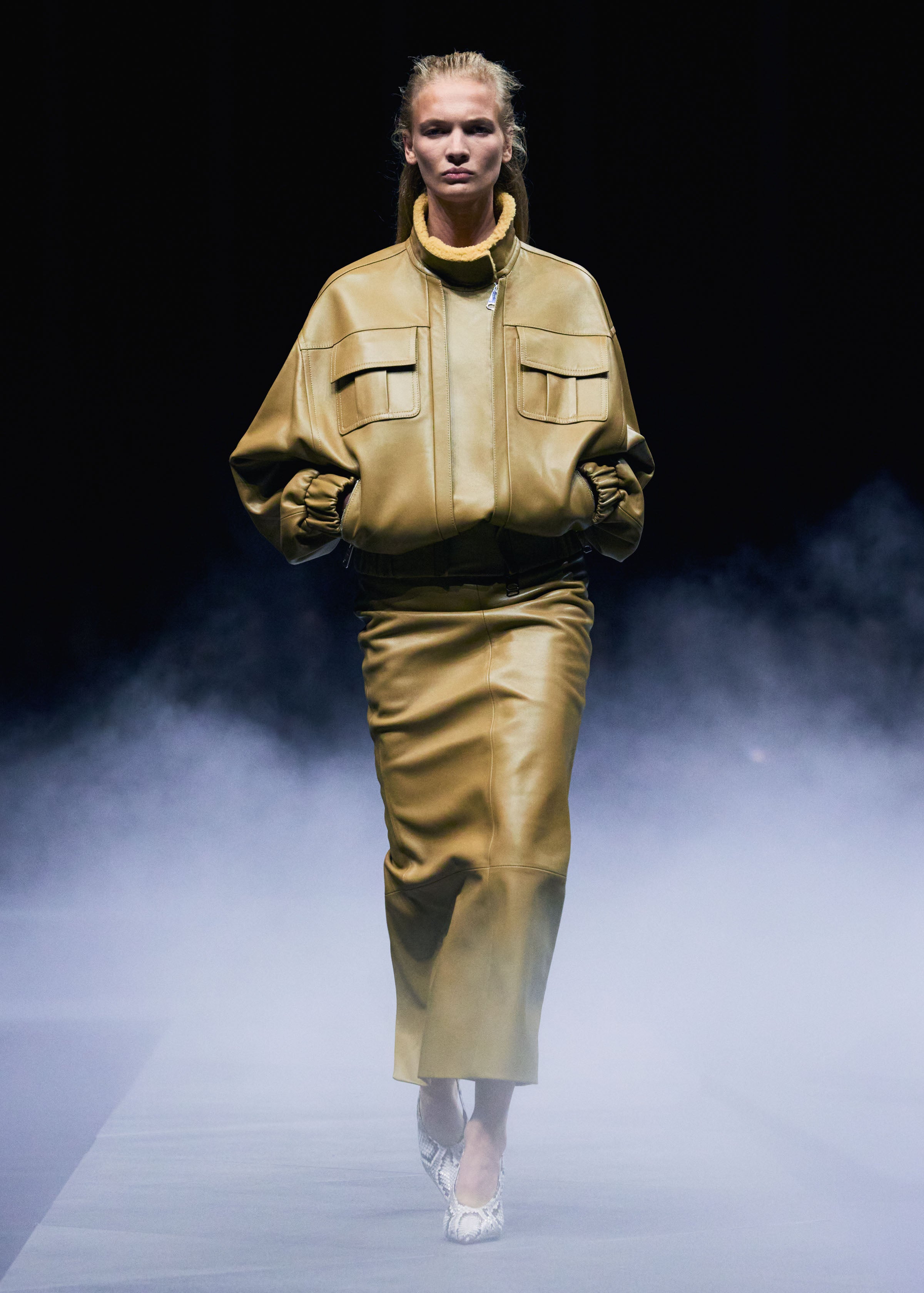 Winton Skirt in Golden Ochre