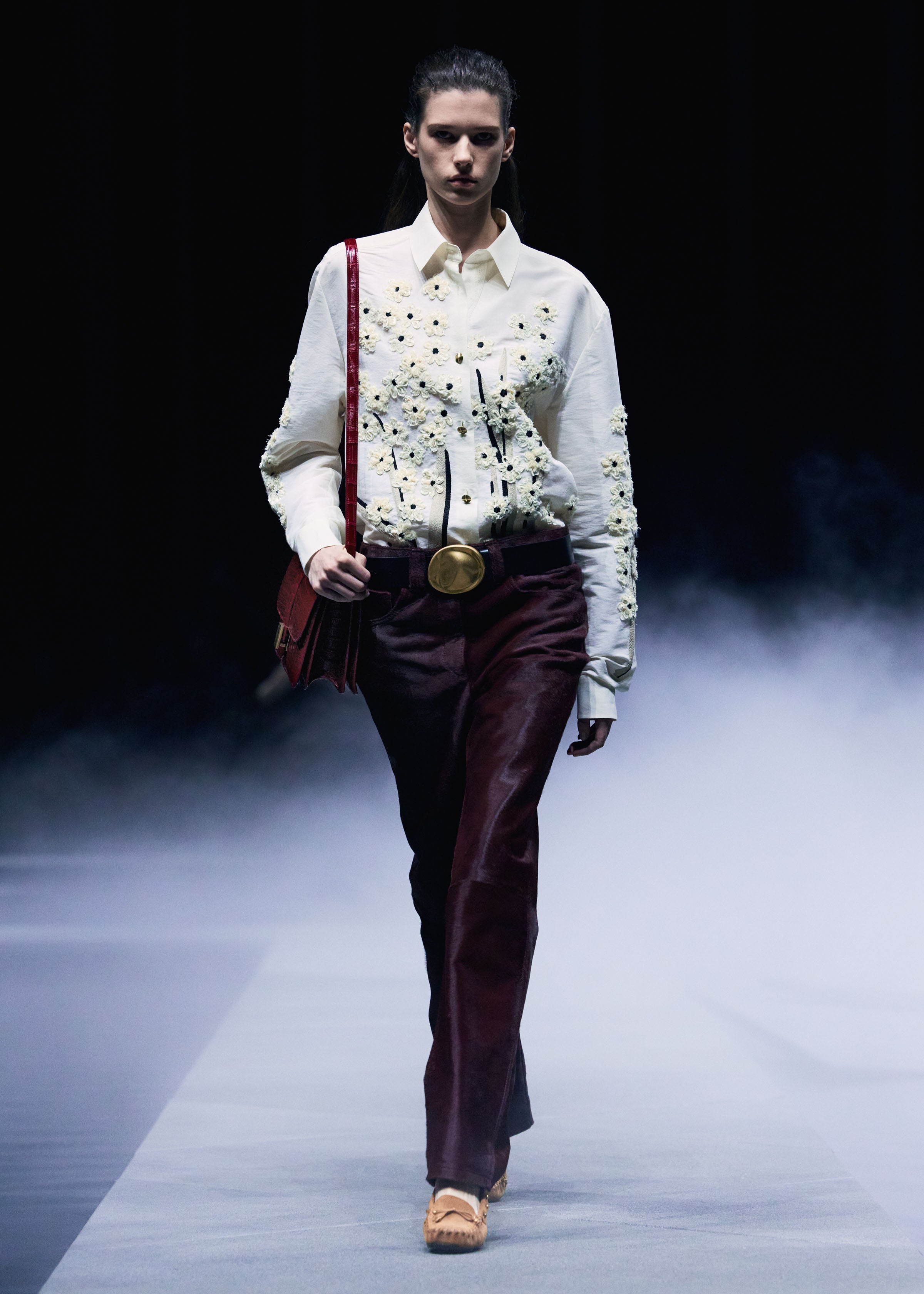 Callum Pant in Bordeaux Haircalf