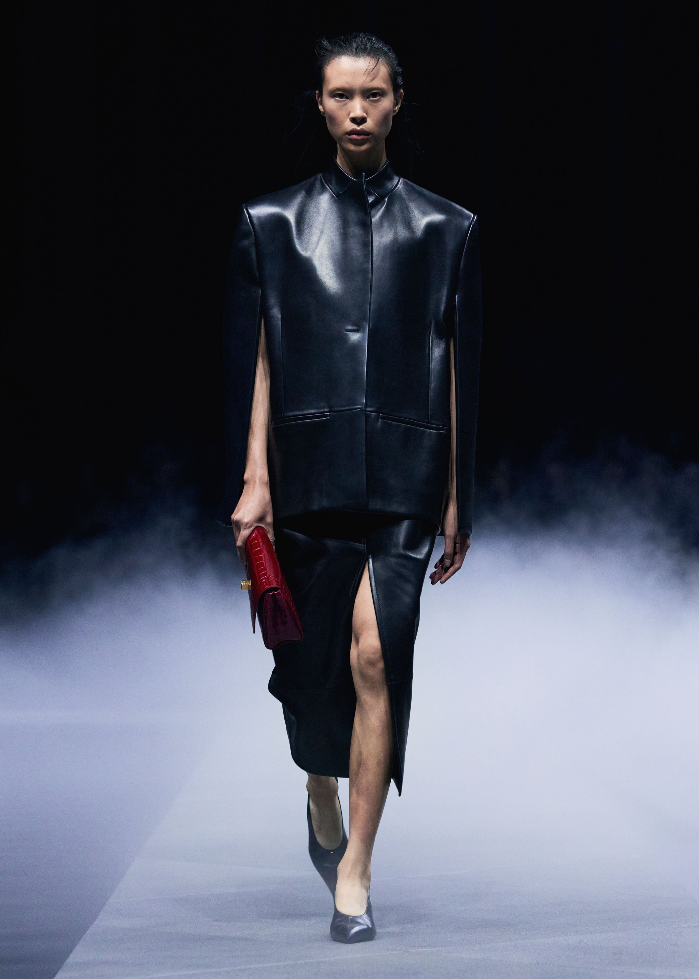 Dolso Jacket in Black Leather
