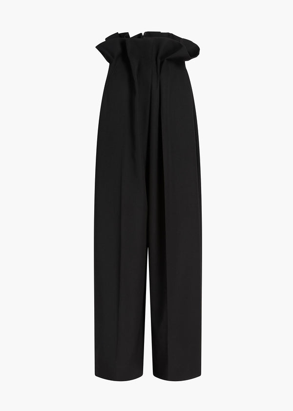 KIRA PANT BLACK WOOL 3210586 200 GHOST