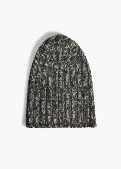 LAKE BEANIE CHARCOAL WHITE MULTI 18391675 779 A