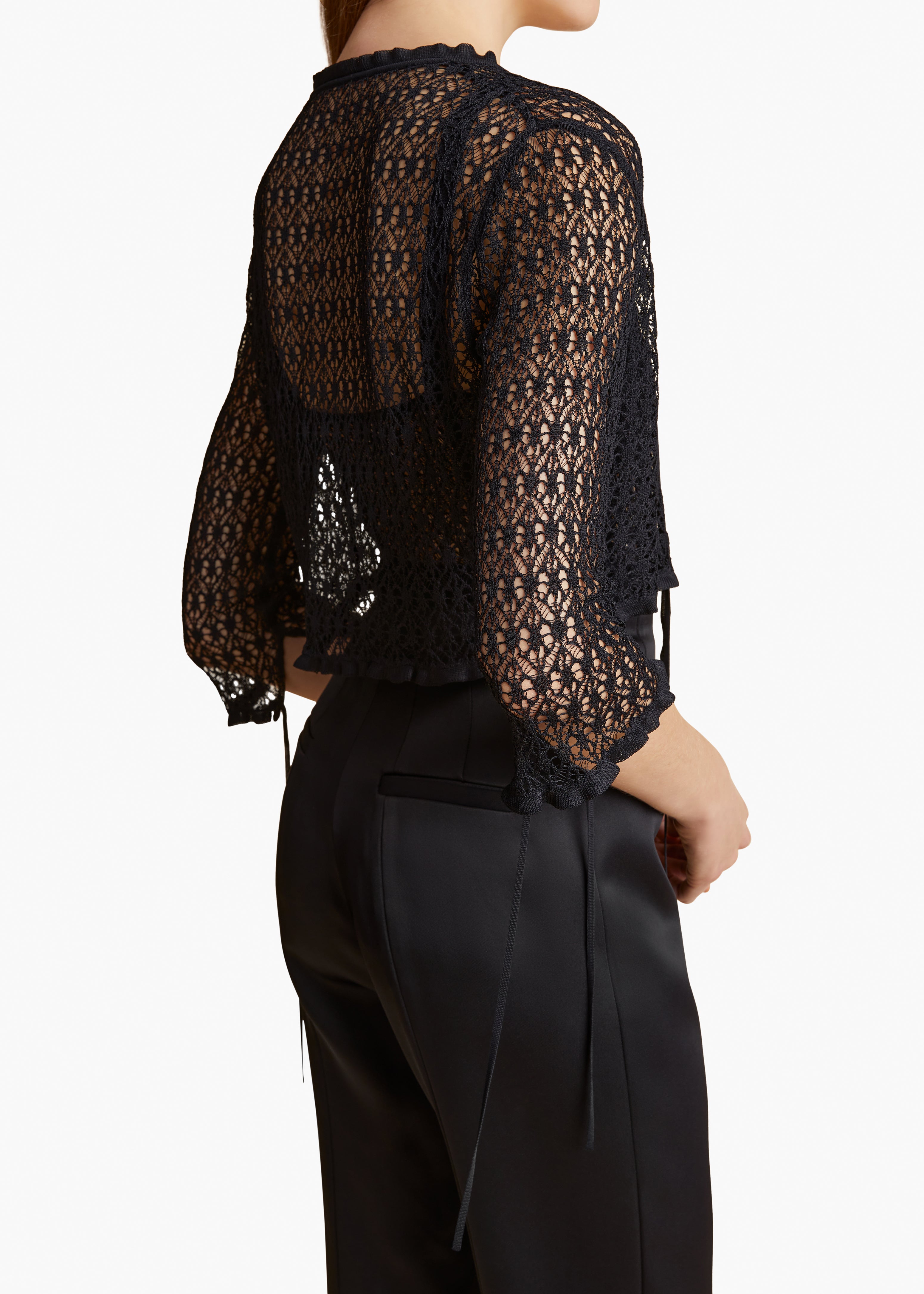 KHAITE LLC - Laureen Cardigan in Black