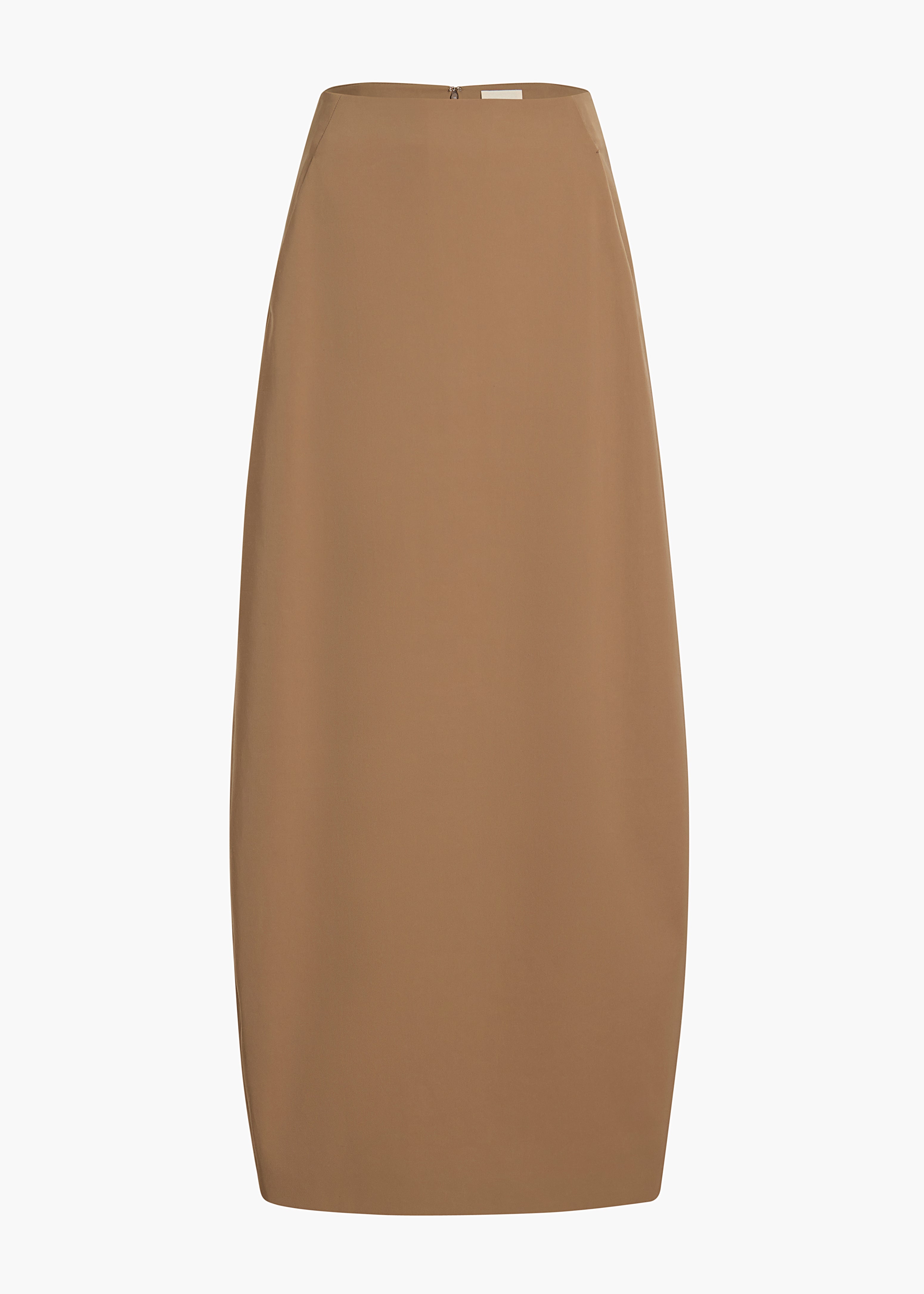 LAUSON SKIRT IN KHAKI FLAT VIEW