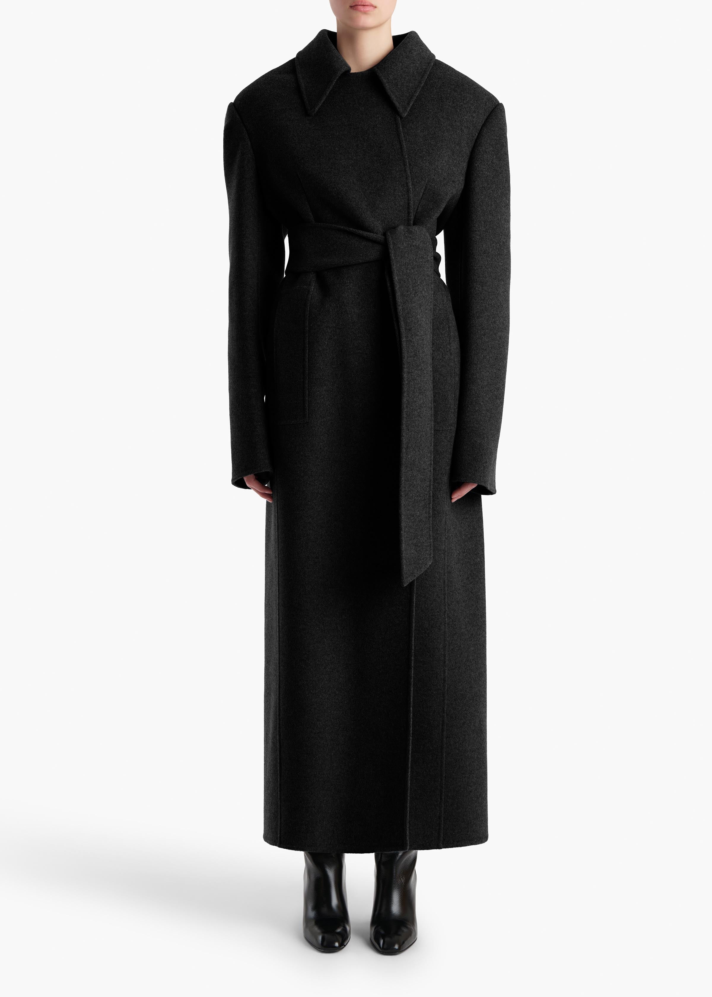 Lea Coat in Black – KHAITE