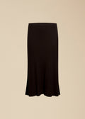 The Leema Skirt in Dark Brown